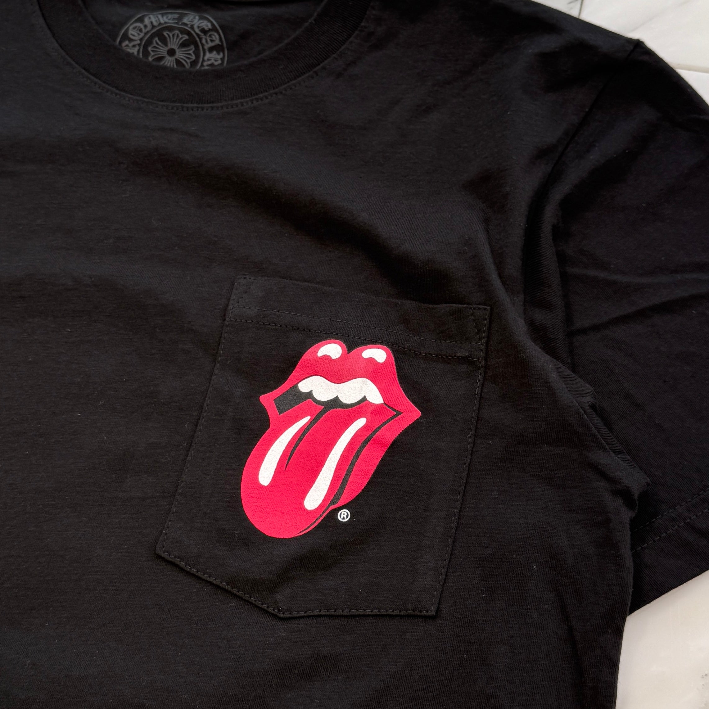 CHROME HEARTS × The Rolling Stones Lip＆Tongue Horseshoe Tee Size