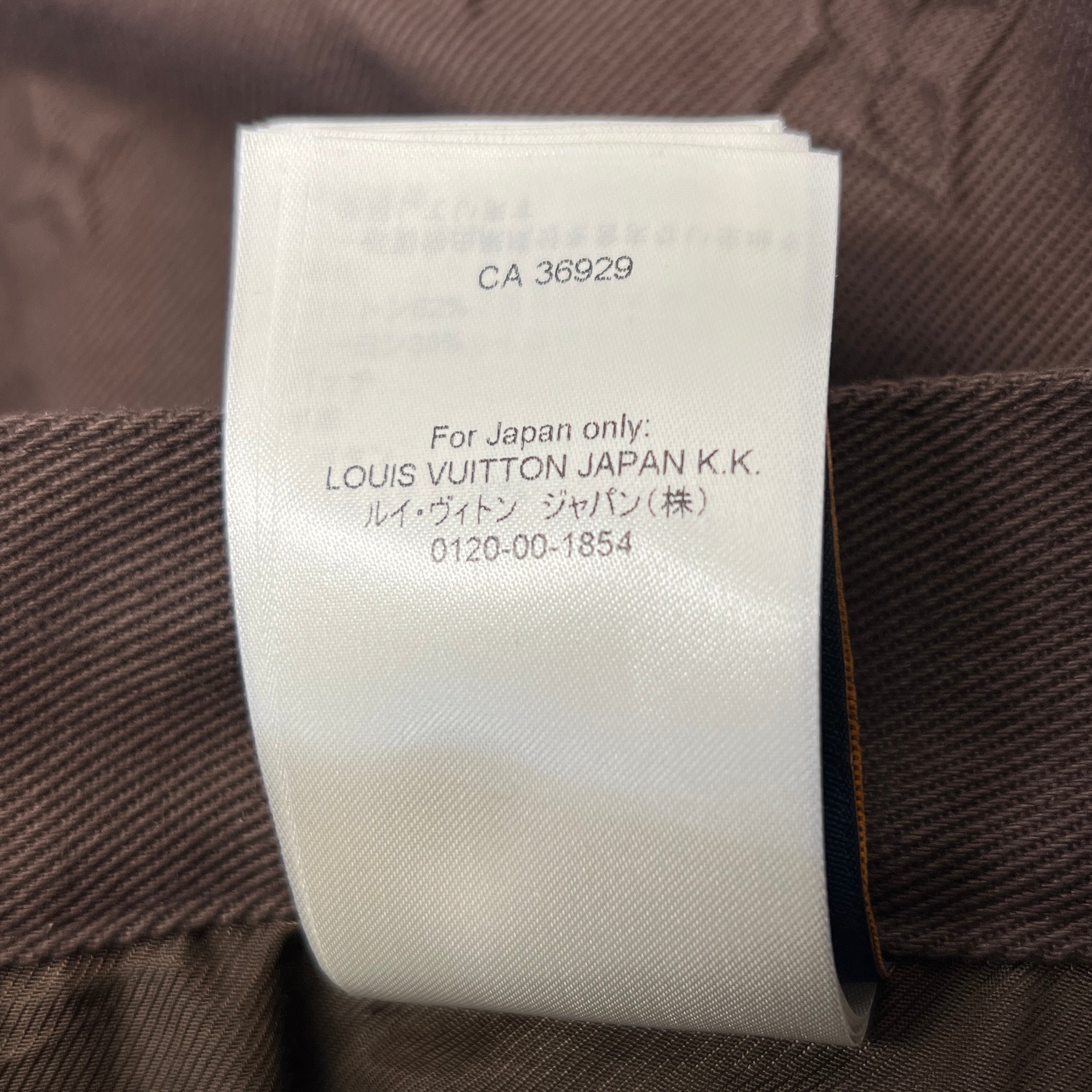 LOUIS VUITTON 2025SS Monogram Embossed Skate Long Pants 1AHBLW Size 28 ルイヴィト モノグラムエンボスド スケートロングパンツ サイズ28