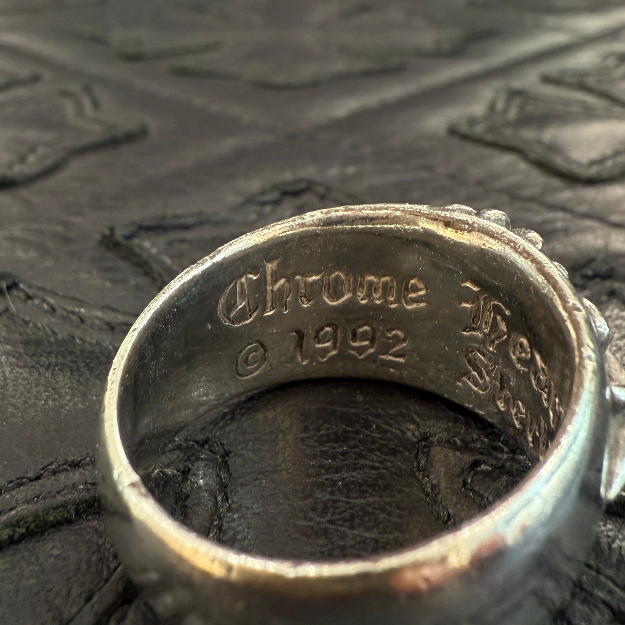CHROME HEARTS Floral Cross Ring Size 24号 クロムハーツ フローラル