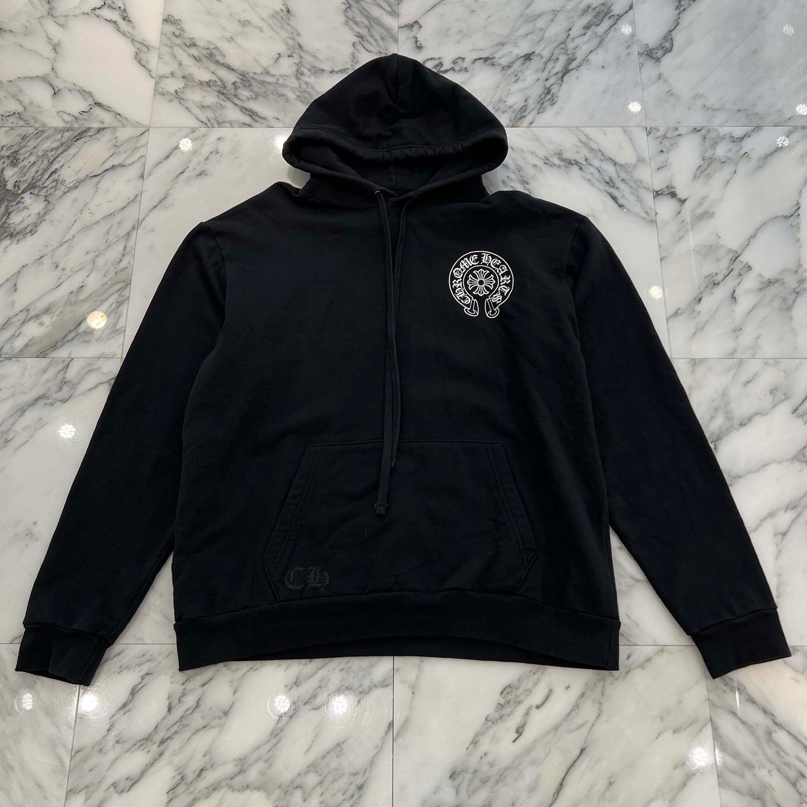 CHROME HEARTS Los Angeles Limited Horseshoe Pullover Hoodie Size L クロムハーツ ロサンゼルス限定 ホースシュー プルオーバーフーディ サイズL