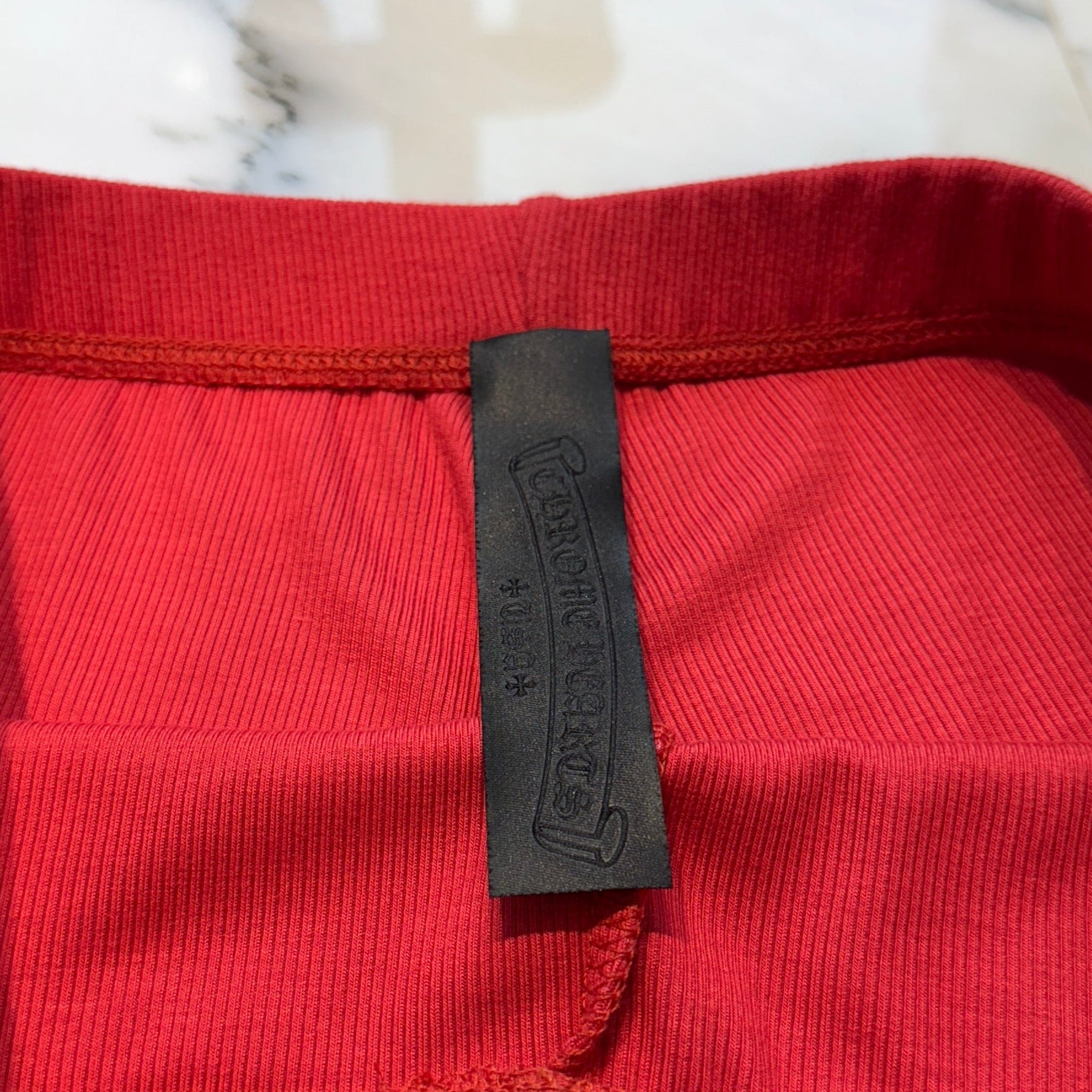 CHROME HEARTS Y NOT CH Logo Embroidery Thermal Shorts Size XS クロムハーツ ワイノット CHロゴ刺繍 サーマルショーツ サイズXS