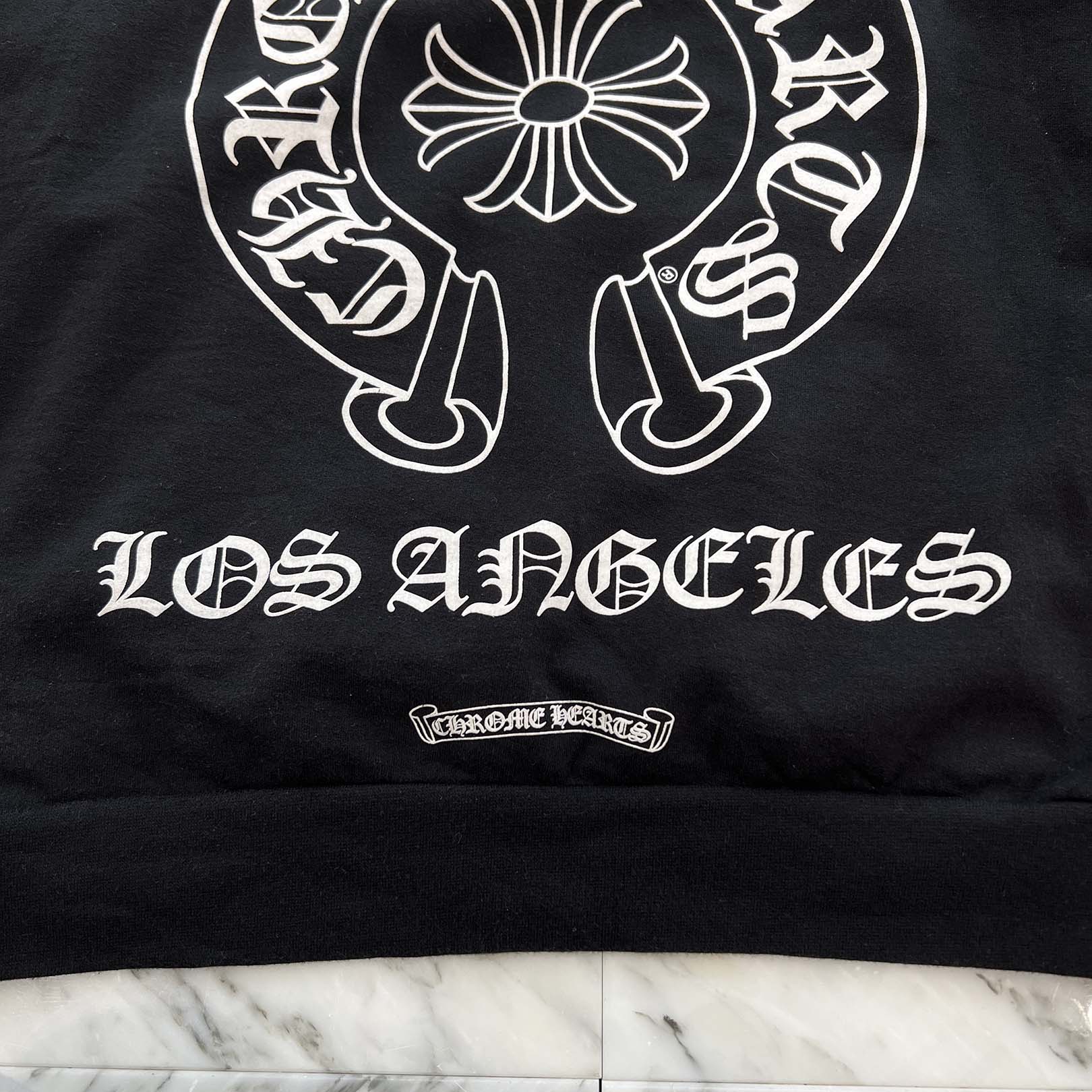 CHROME HEARTS Los Angeles Limited Horseshoe Pullover Hoodie Size L クロムハーツ ロサンゼルス限定 ホースシュー プルオーバーフーディ サイズL