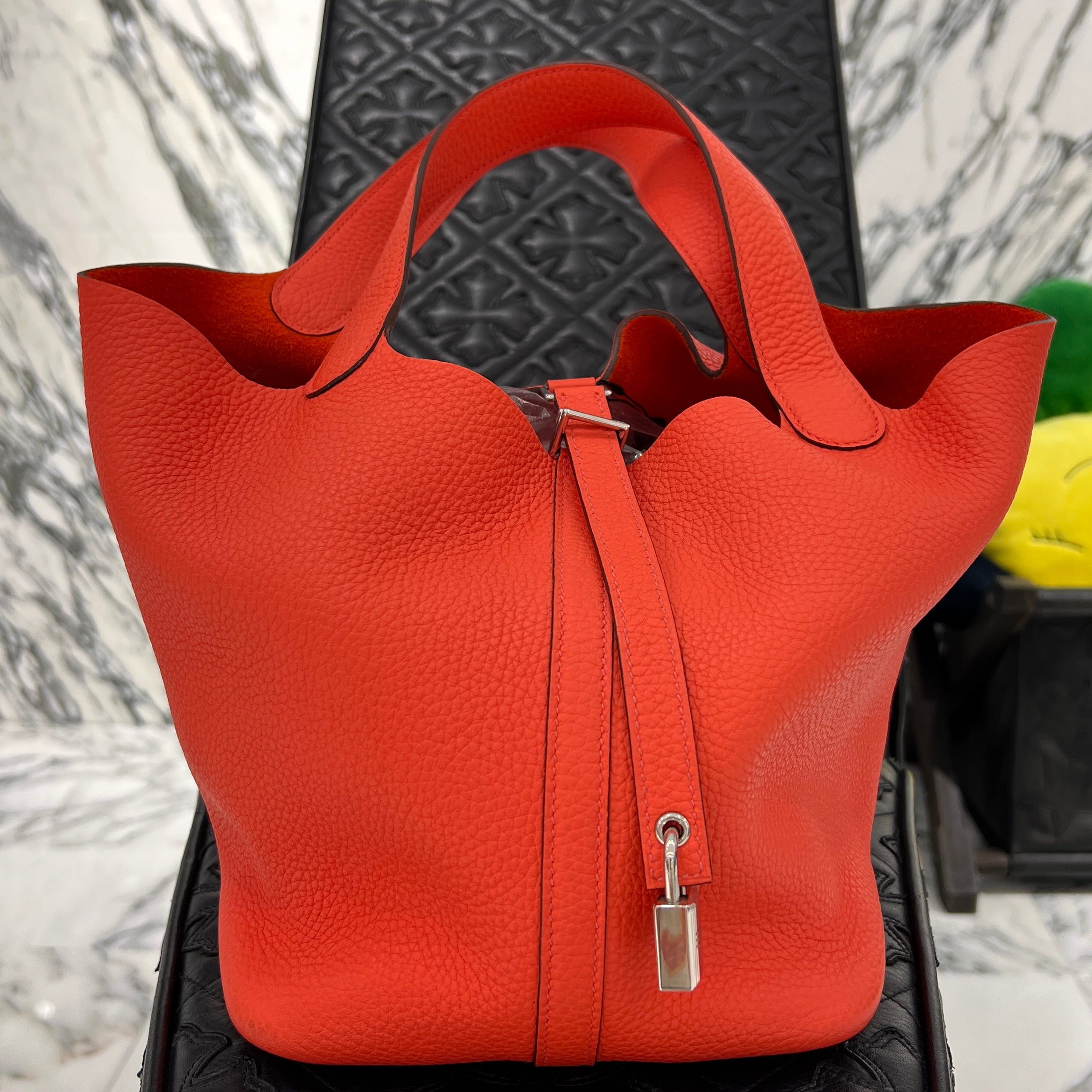 HERMES Picotin Lock MM "Rose Texas" Z刻印 エルメス ピコタンロック MM ローズテキサス サイズMM