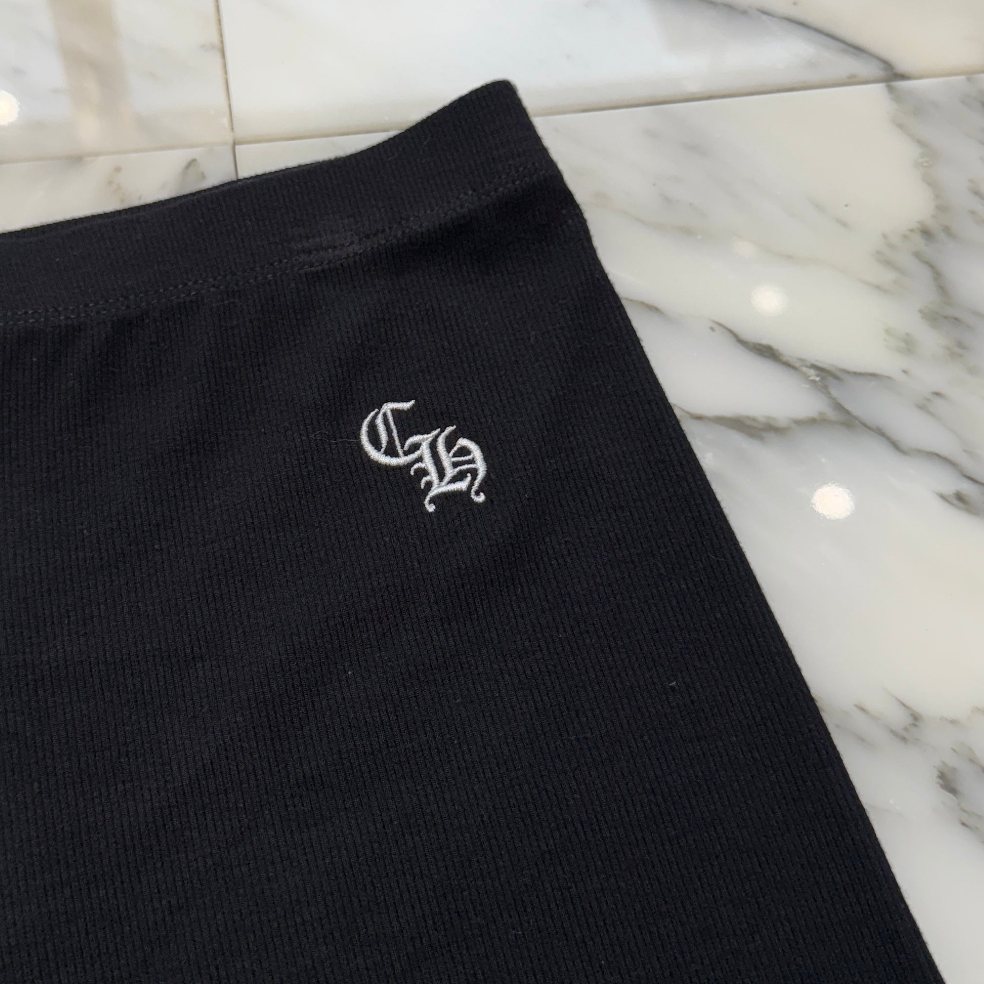 CHROME HEARTS Y NOT CH Logo Embroidery Thermal Shorts Size S クロムハーツ ワイノット CHロゴ刺繍 サーマルショーツ サイズS