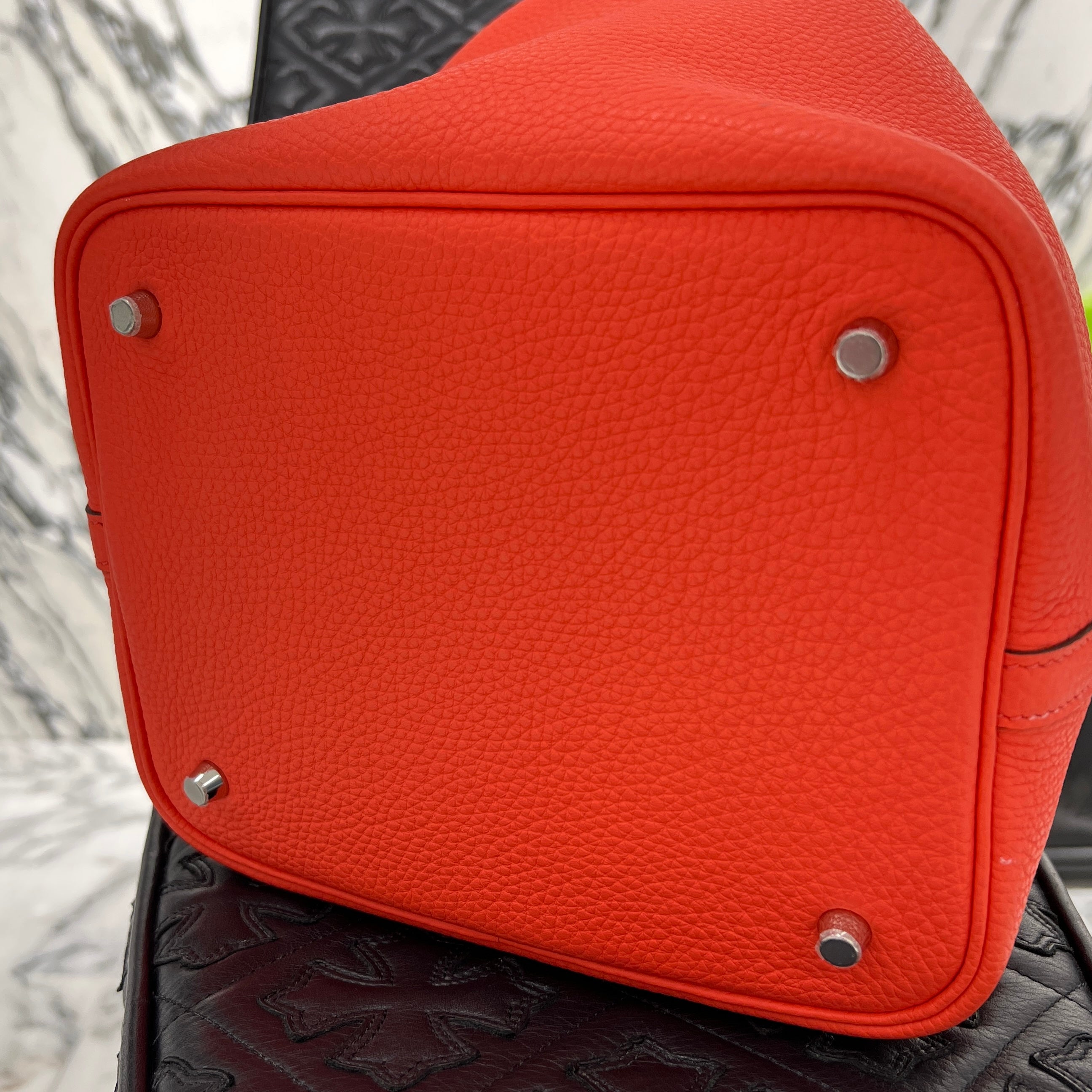 HERMES Picotin Lock MM "Rose Texas" Z刻印 エルメス ピコタンロック MM ローズテキサス サイズMM