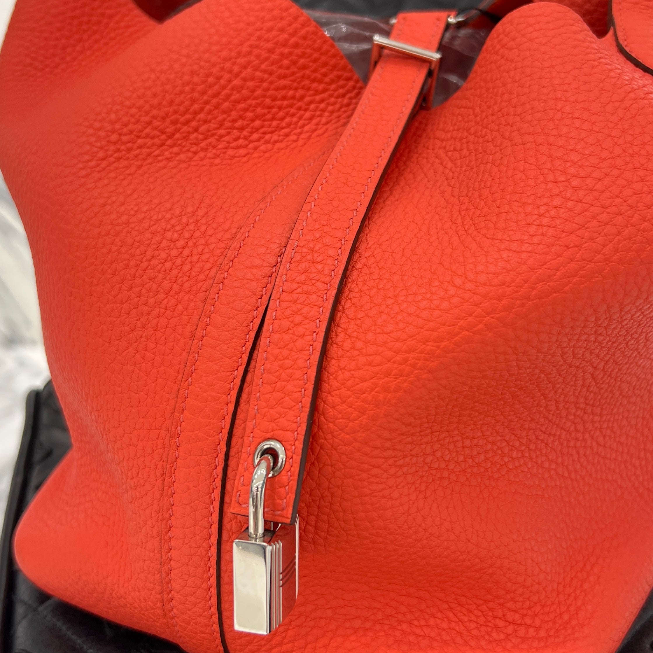 HERMES Picotin Lock MM "Rose Texas" Z刻印 エルメス ピコタンロック MM ローズテキサス サイズMM