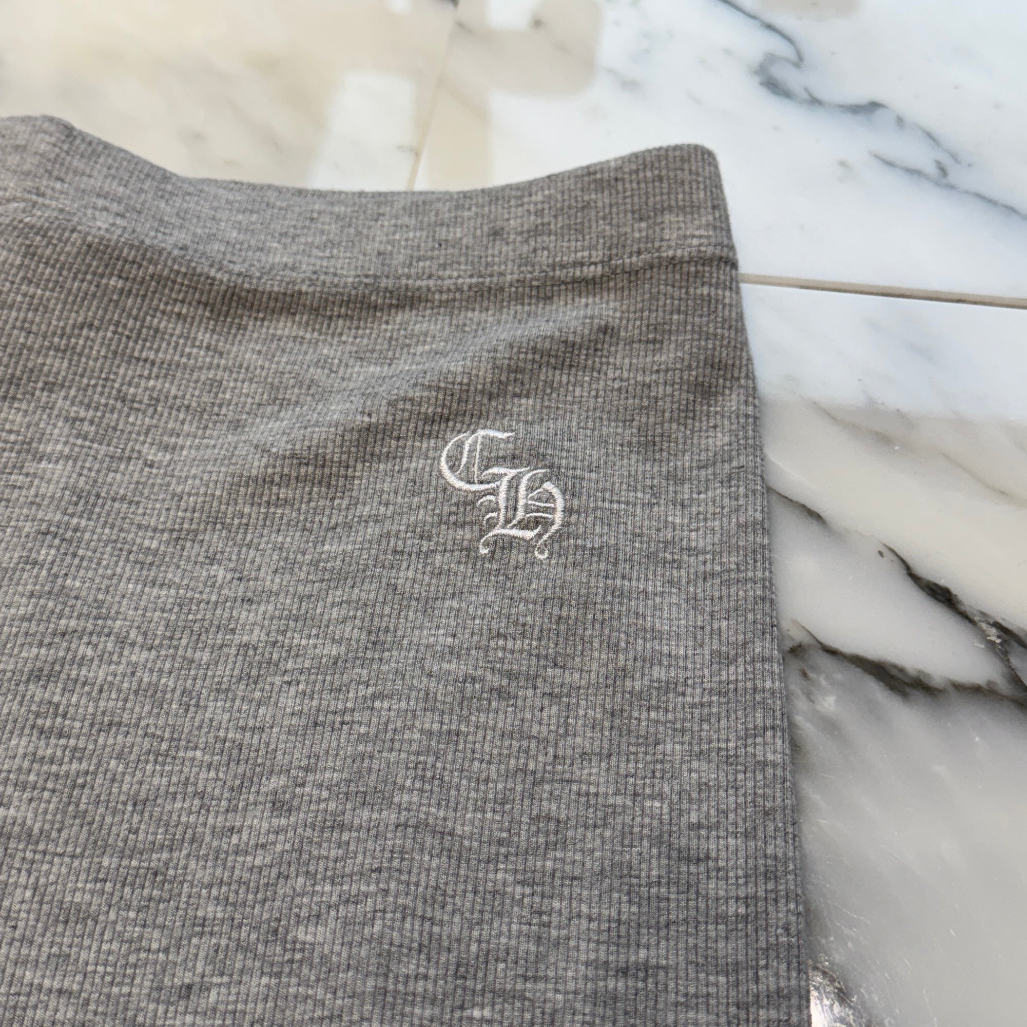 CHROME HEARTS Y NOT CH Logo Embroidery Thermal Shorts Size XS クロムハーツ ワイノット CHロゴ刺繍 サーマルショーツ サイズXS