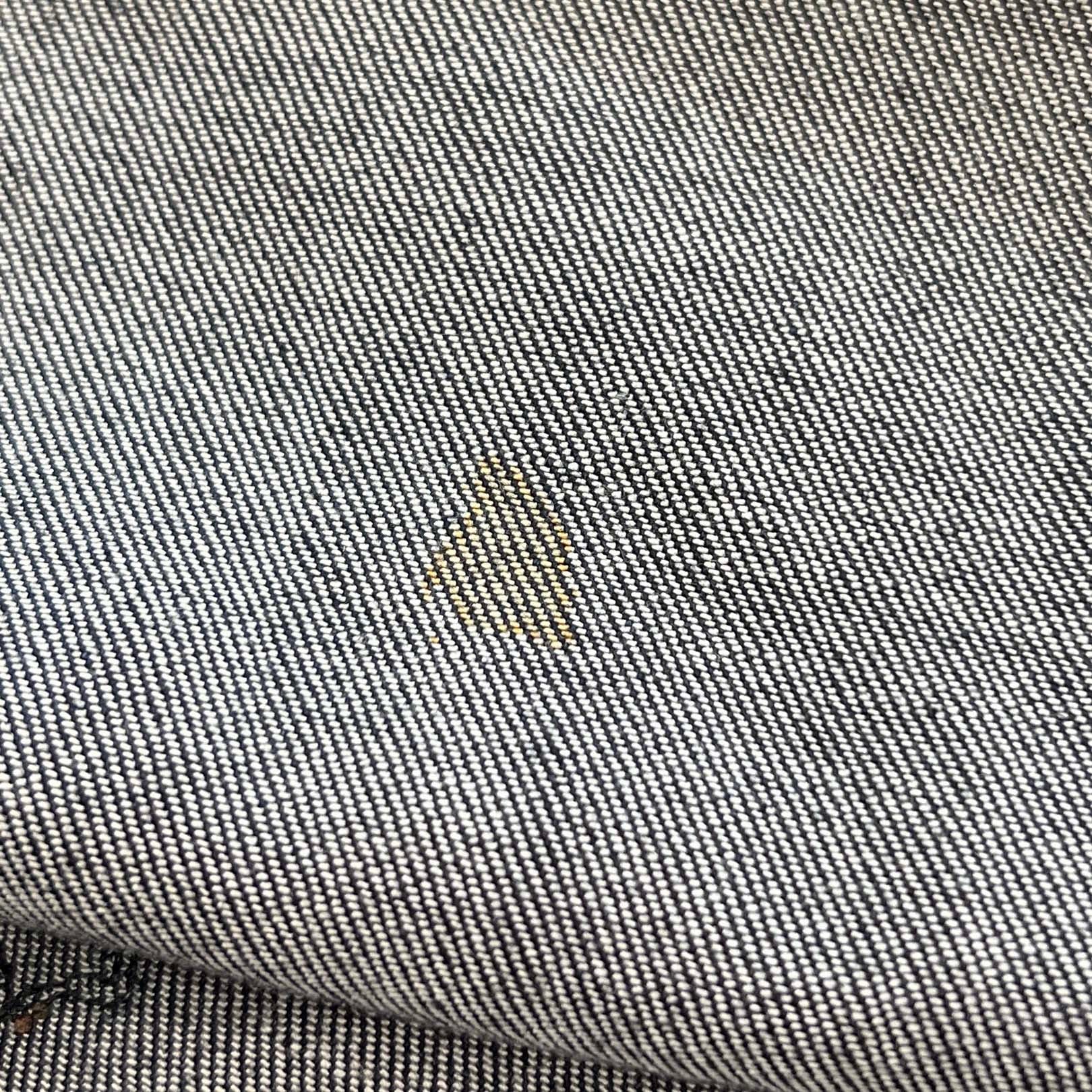 CHROME HEARTS Y NOT Mahal Kita Cemetery Cross Leather Patch Denim Shirt Size S クロムハーツ ワイノット マハルキタ セメタリークロスレザーパッチ デニムシャツ サイズS