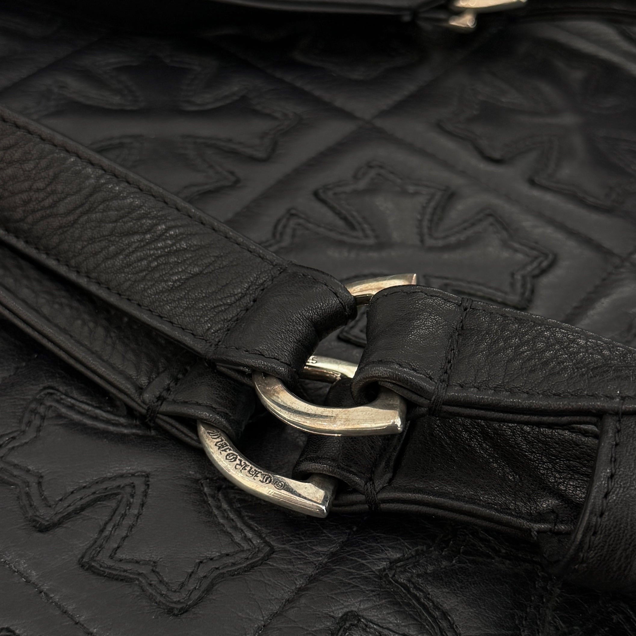 CHROME HEARTS Scroll Leather Hand Bag クロムハーツ スクロール レザー ハンドバッグ