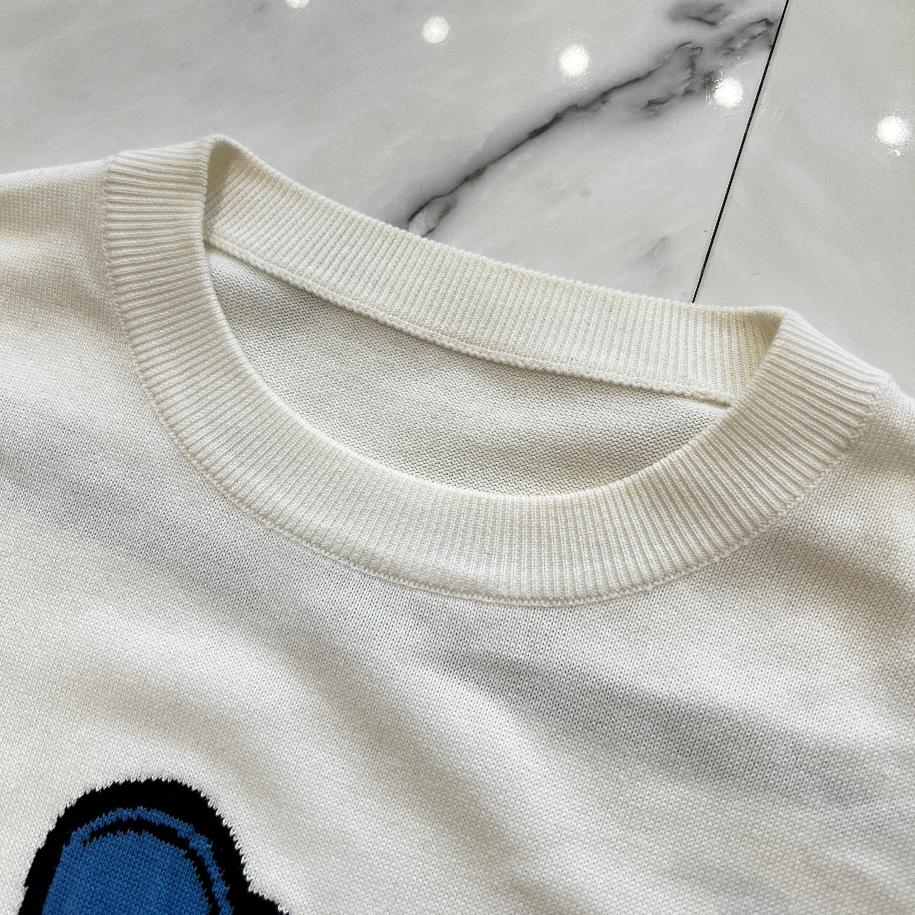 LOUIS VUITTON 2022SS Graphic Short Sleeve Knit Wear Tee 1AATLE Size S ルイヴィトン グラフィック ショートスリーブ ニットウェア Tシャツ サイズS