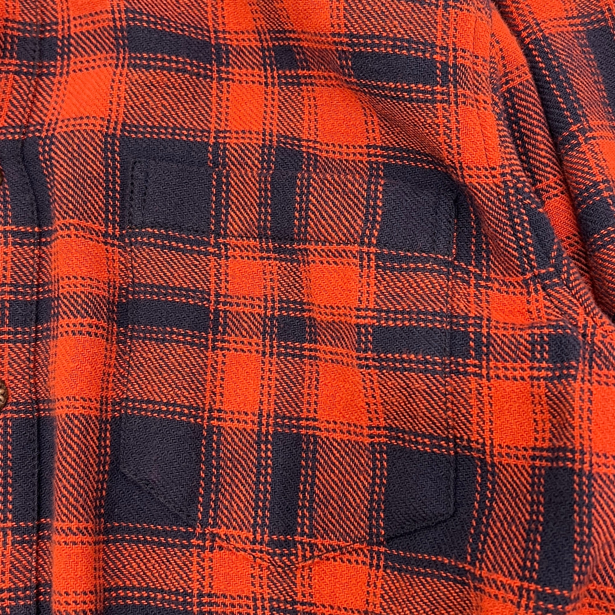 CHROME HEARTS Y NOT Leather Cross Patch Flannel Check Shirt Size M クロムハーツ ワイノット レザークロスパッチ フランネルチェックシャツ サイズM