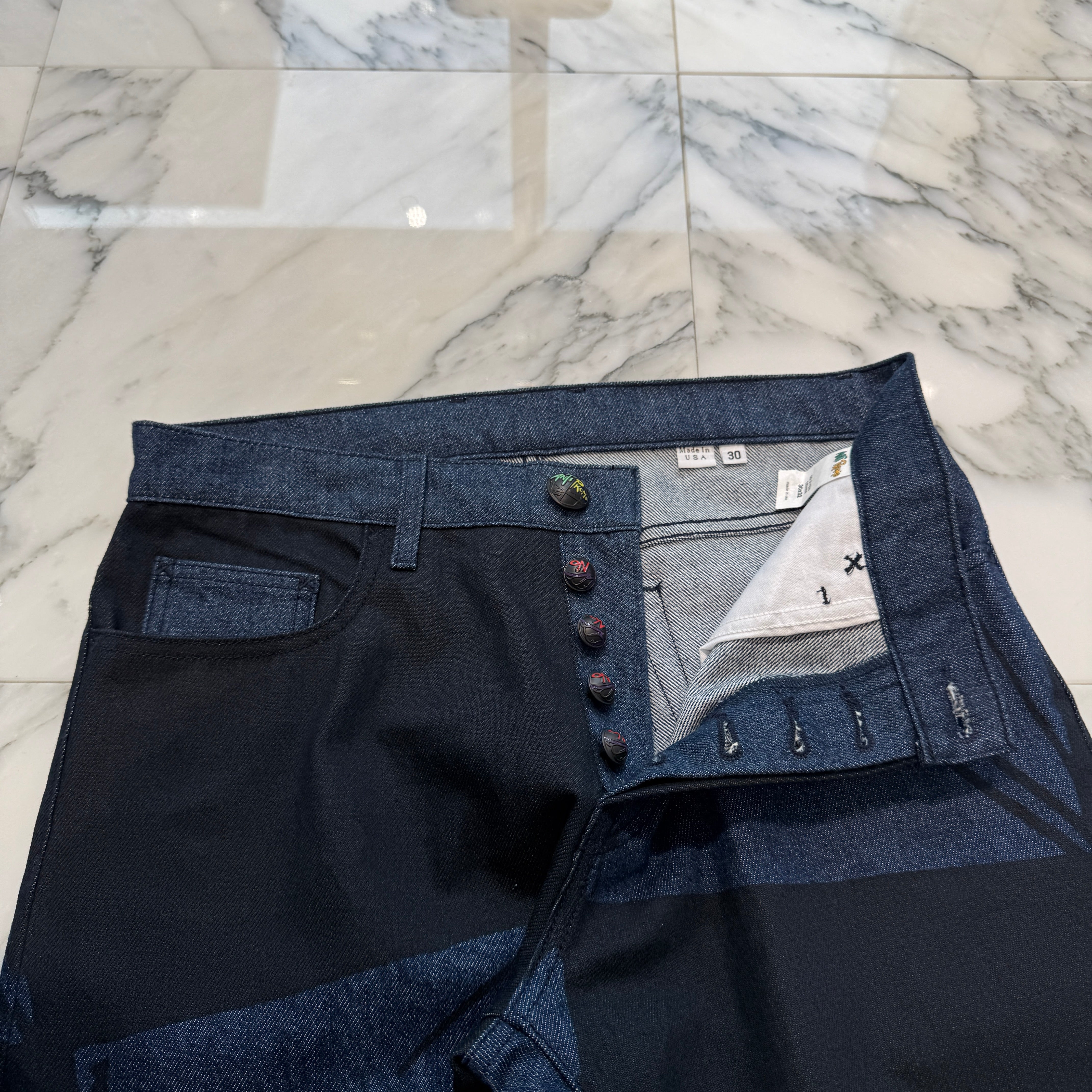 MATTY BOY 2025SS NY Exclusive ANTI PROMO 99 EYES DENIM Size 30×32 マッティボーイ ニューヨーク限定 アンティ プロモ 99アイズ デニム サイズ30×32