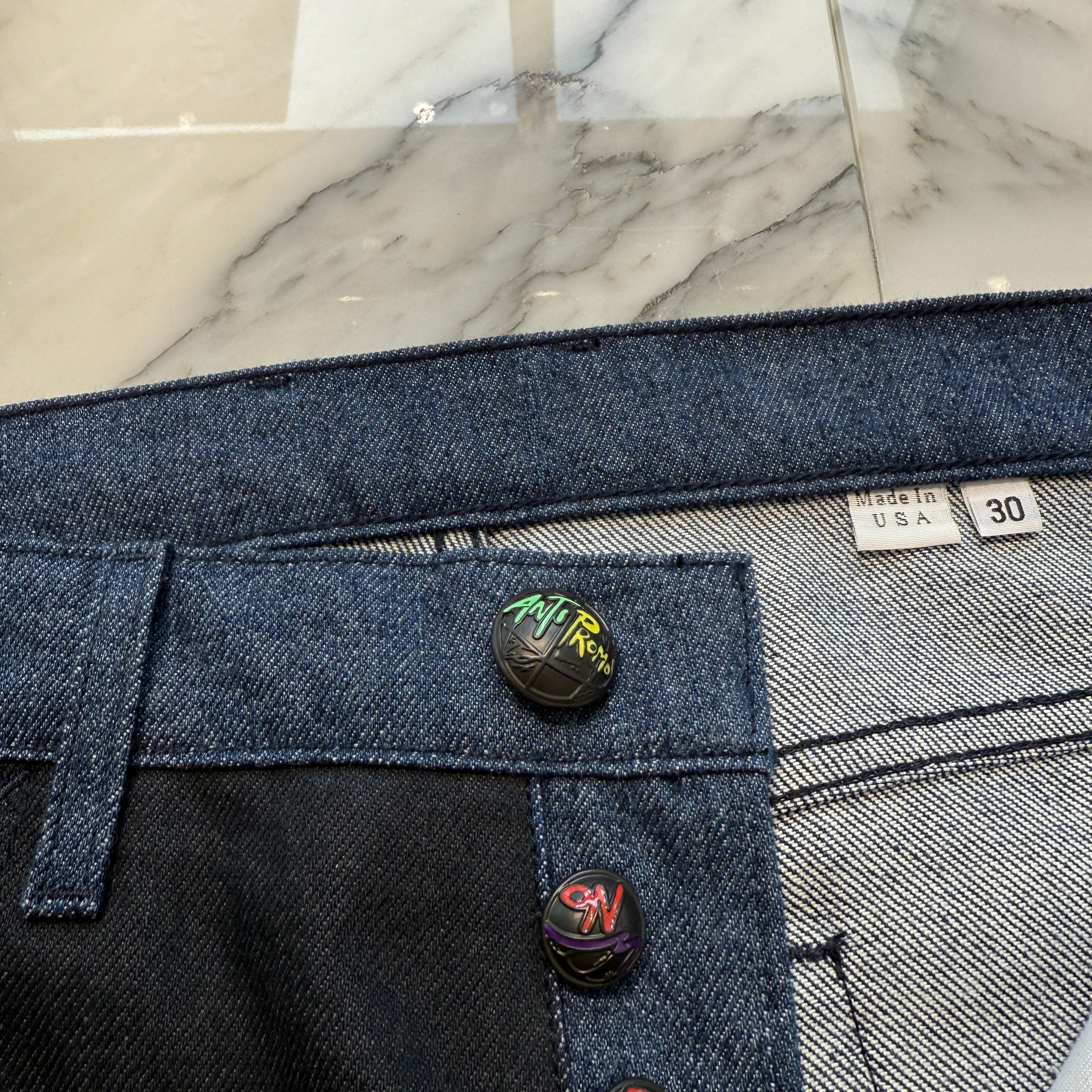 MATTY BOY 2025SS NY Exclusive ANTI PROMO 99 EYES DENIM Size 30×32 マッティボーイ ニューヨーク限定 アンティ プロモ 99アイズ デニム サイズ30×32