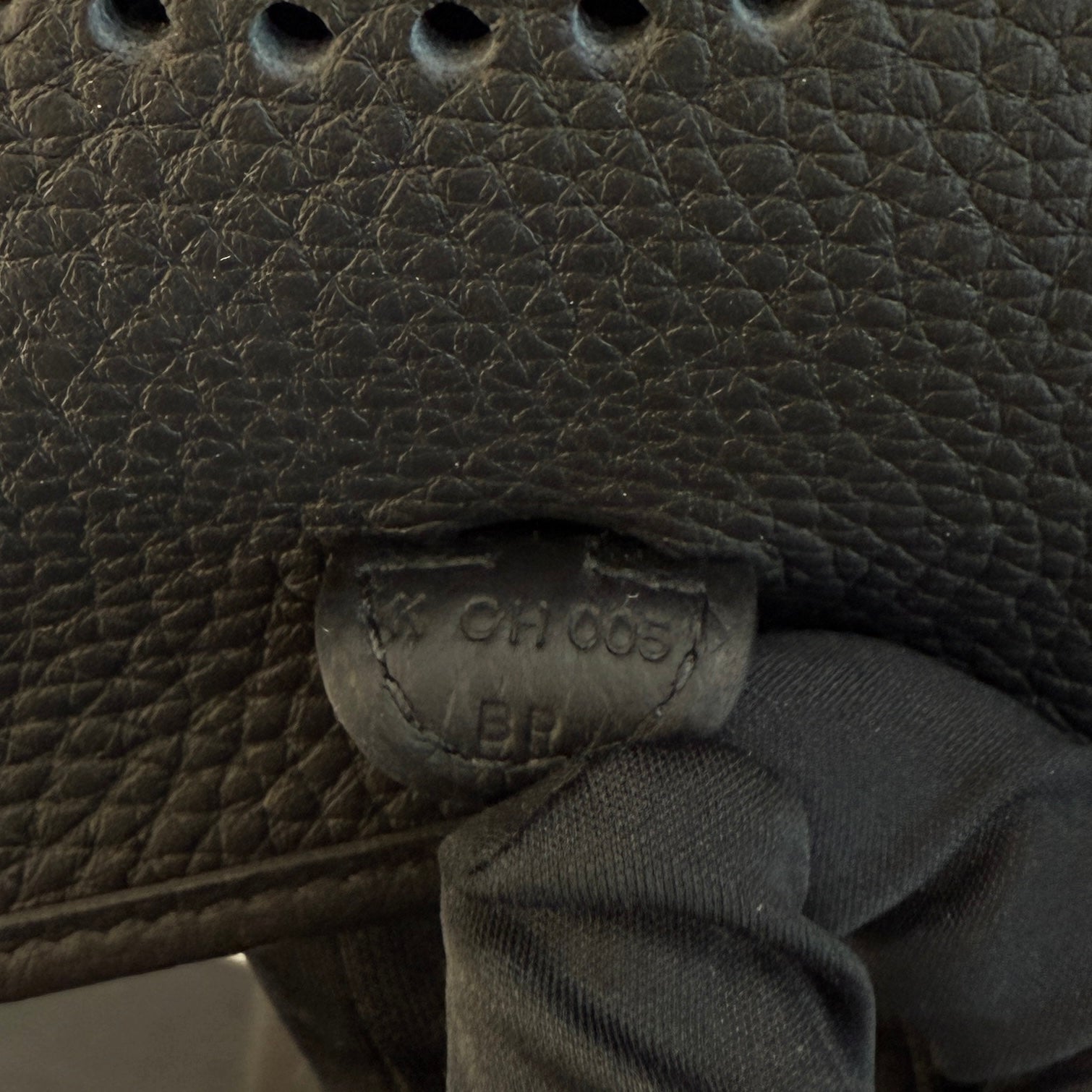 HERMES Evelyn Amazon TPM "NOIR" K刻印 エルメス エブリン アマゾン TPM "ノワール" レザーショルダーバッグ K刻印