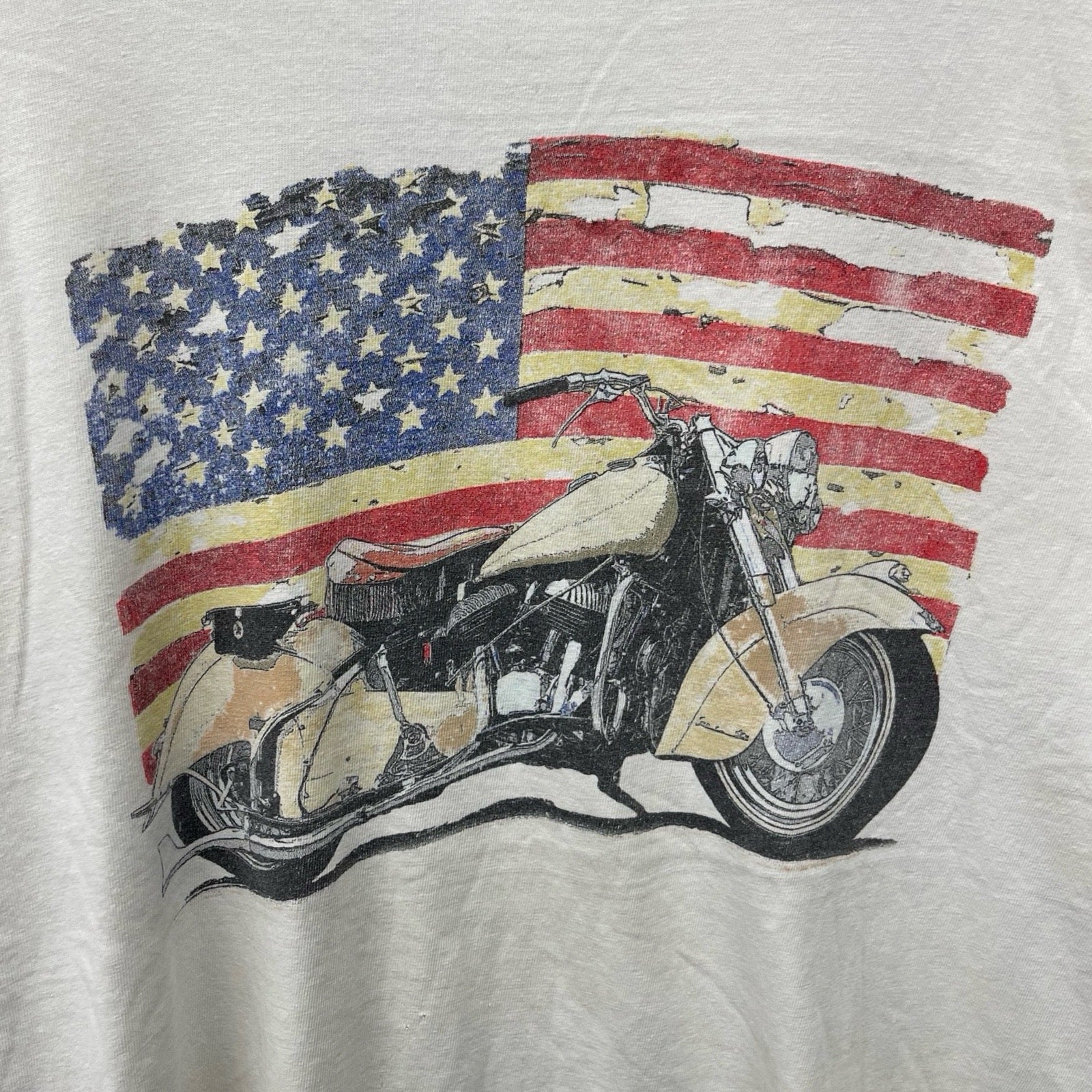 Vintage 90's Harley-Davidson "AMERICAN FLAG" S/S Tee