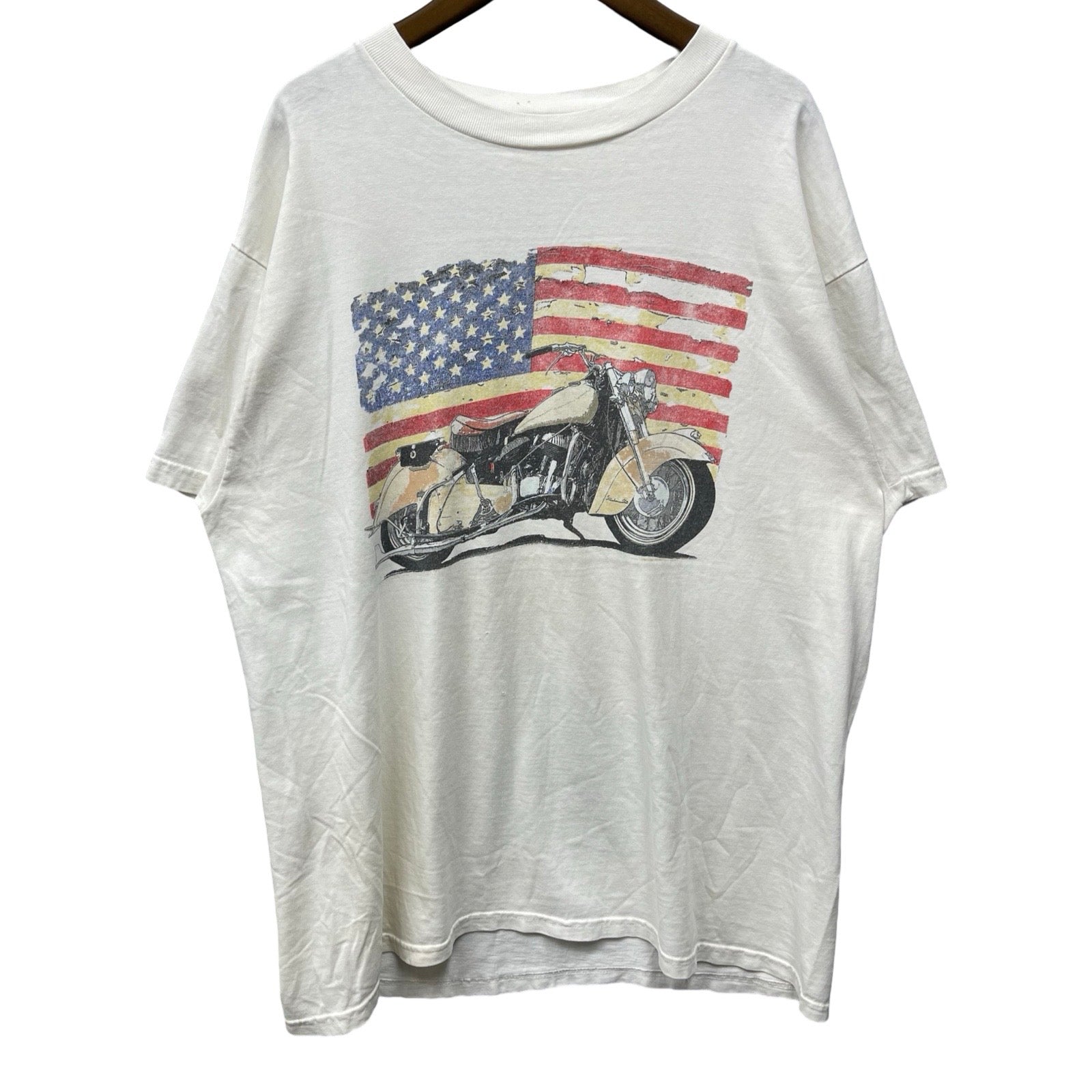 Vintage 90's Harley-Davidson "AMERICAN FLAG" S/S Tee