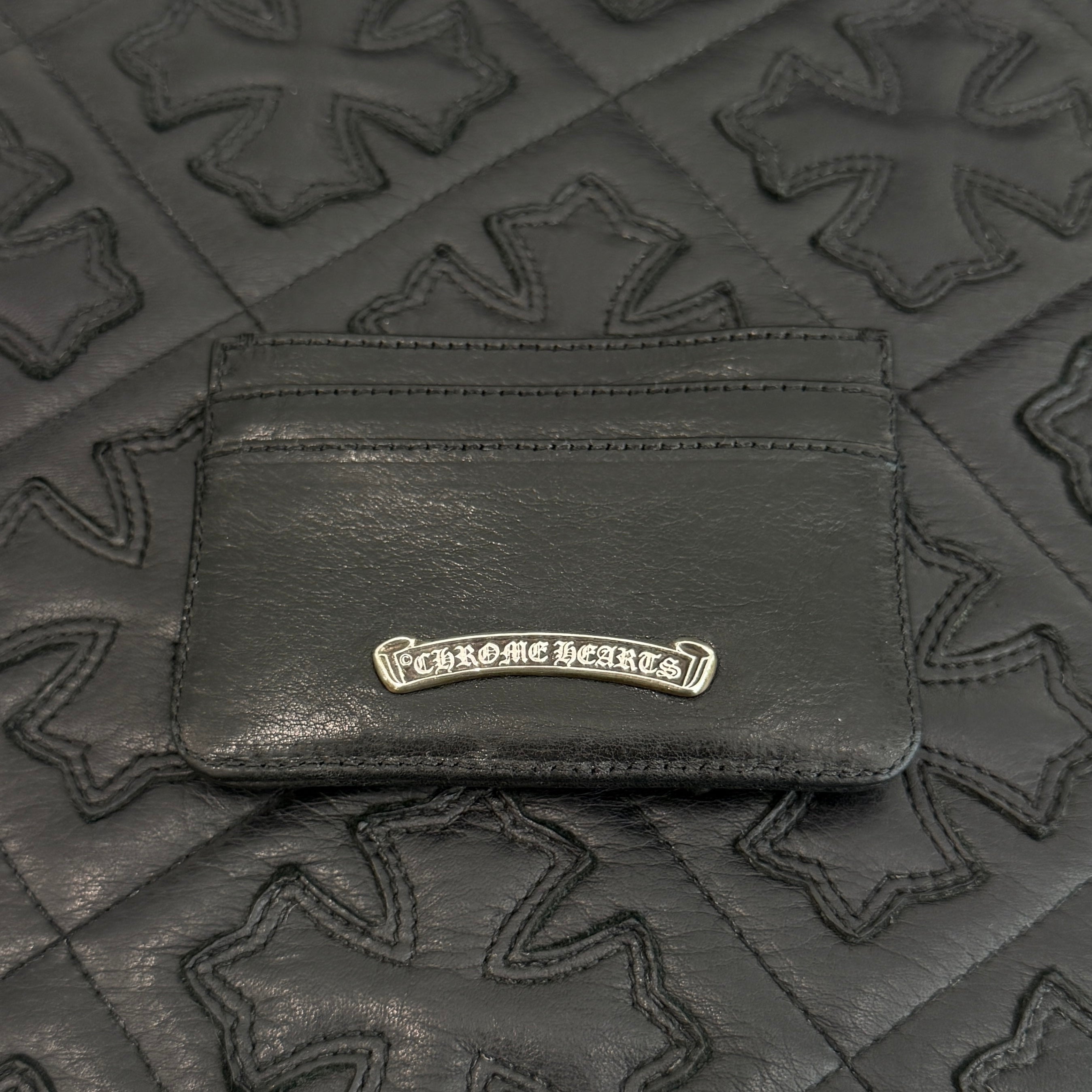 CHROME HEARTS Dagger Double Side Leather Card Case クロムハーツ ダガー ダブルサイド レザーカードケース