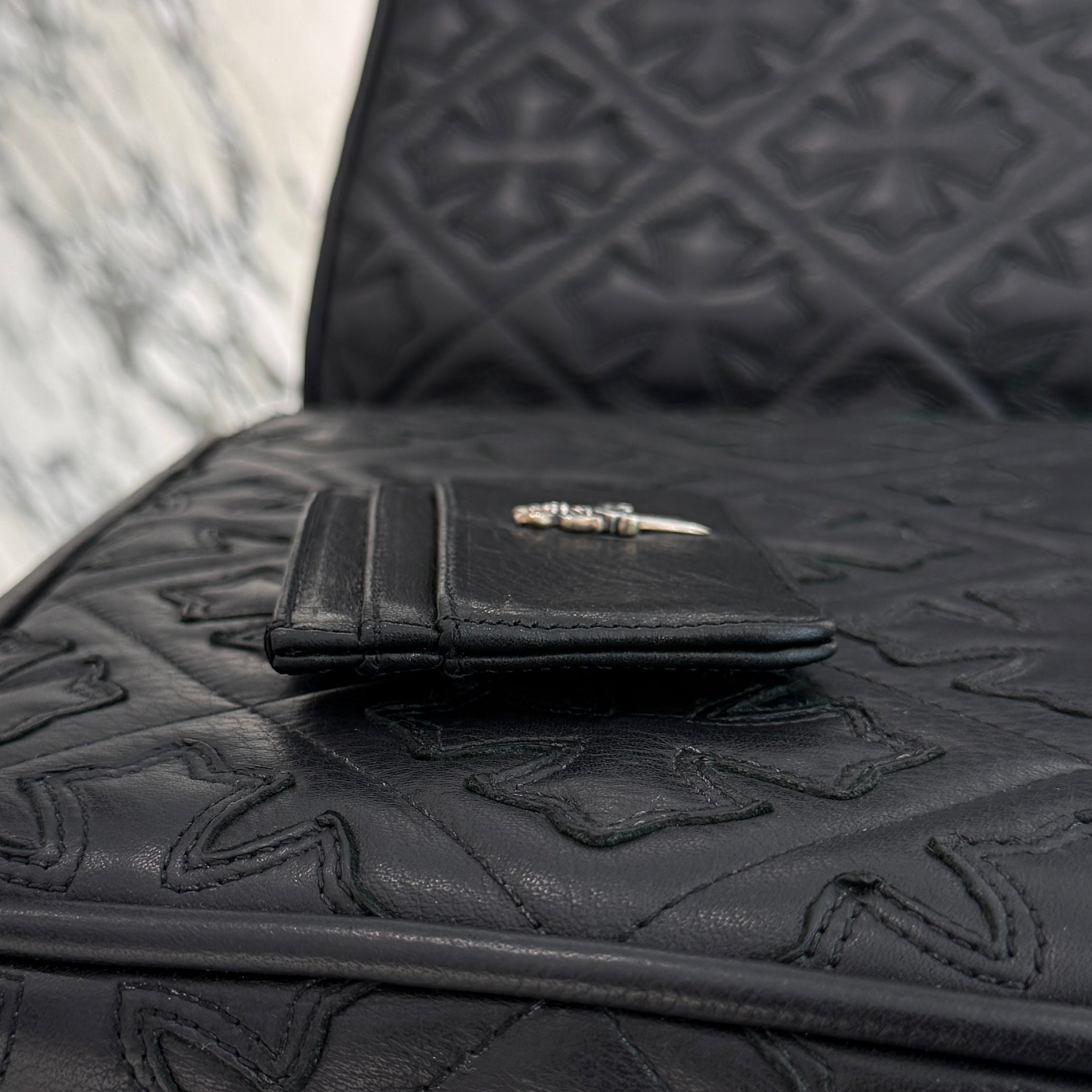 CHROME HEARTS Dagger Double Side Leather Card Case クロムハーツ ダガー ダブルサイド レザーカードケース