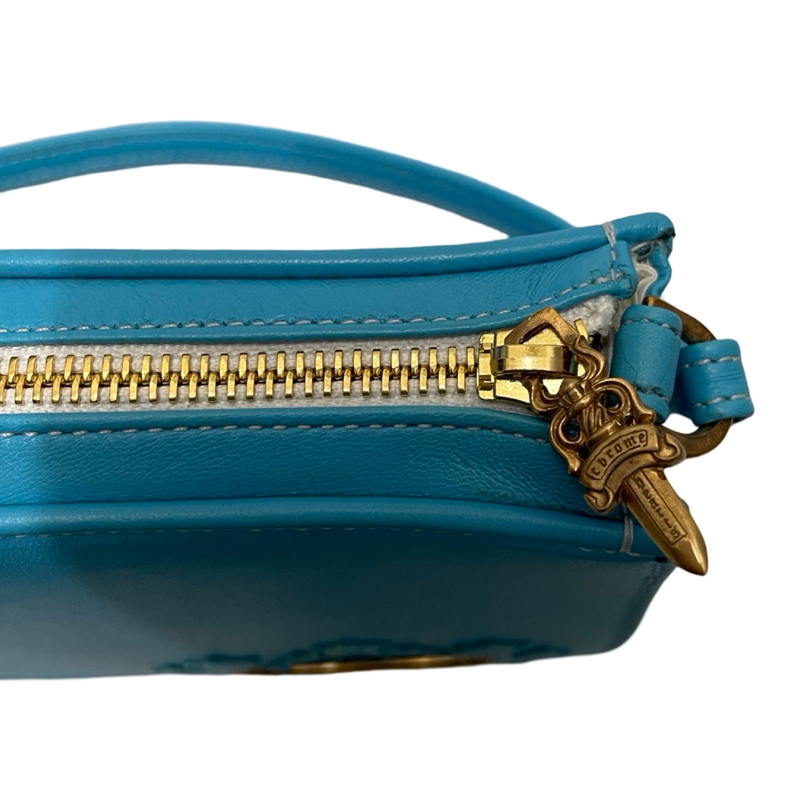 CHROME HEARTS The Night Leather Hand Bag