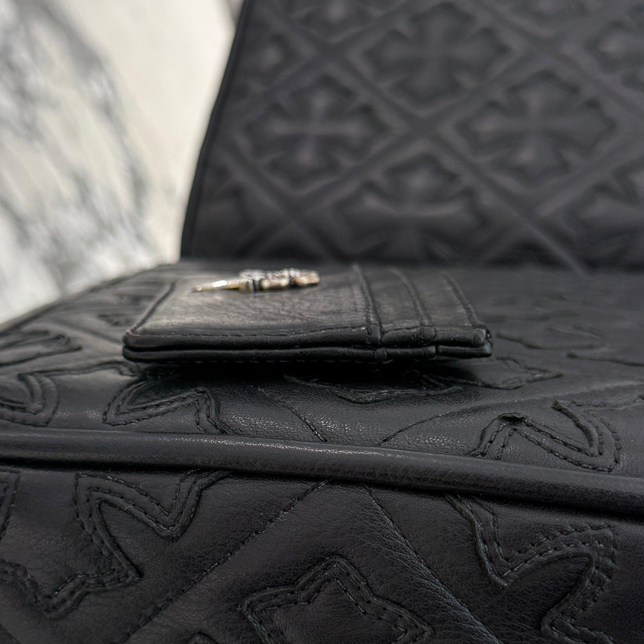CHROME HEARTS Dagger Double Side Leather Card Case クロムハーツ