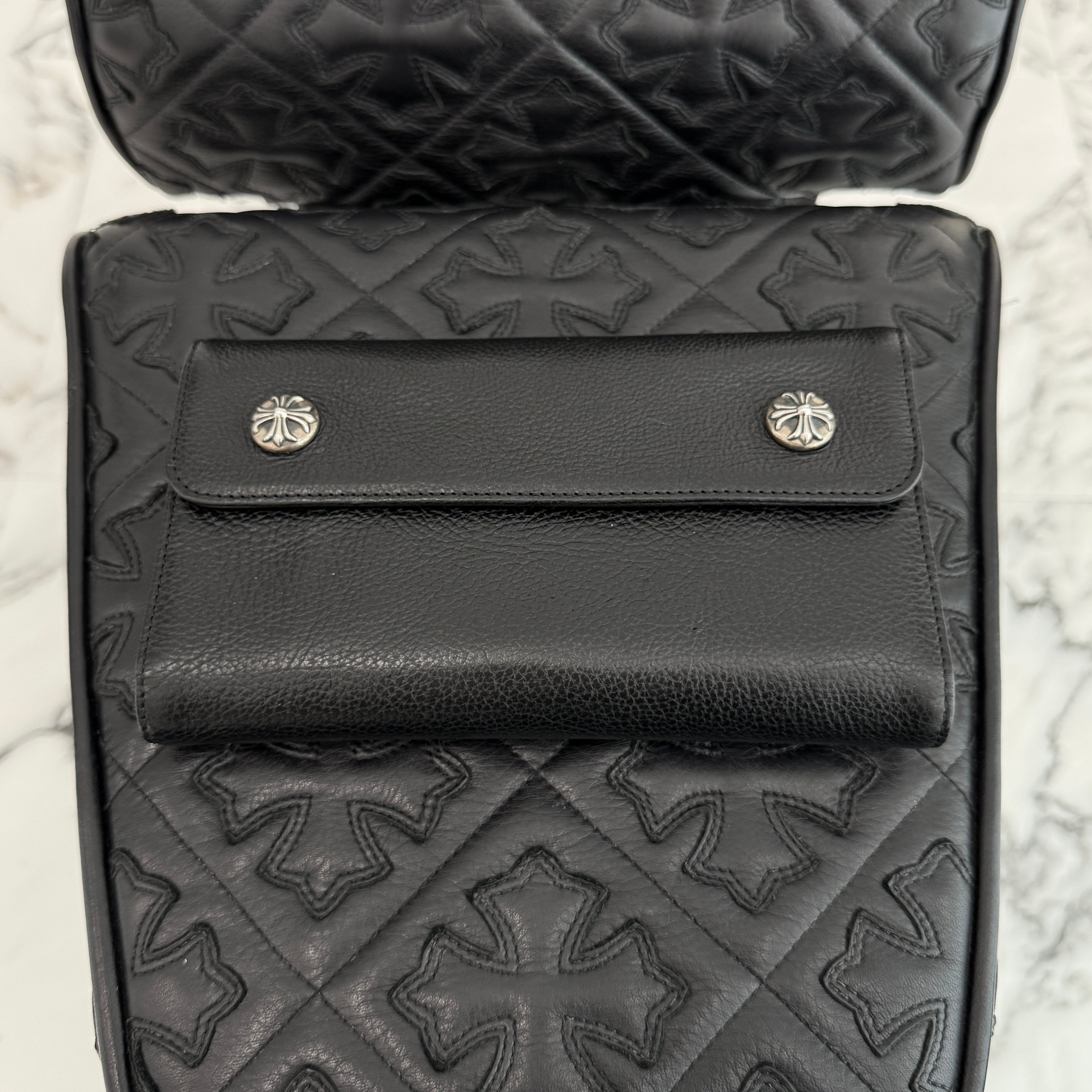 CHROME HEARTS Wave Cross Ball Wallet クロムハーツ ウェーブクロスボール ウォレット