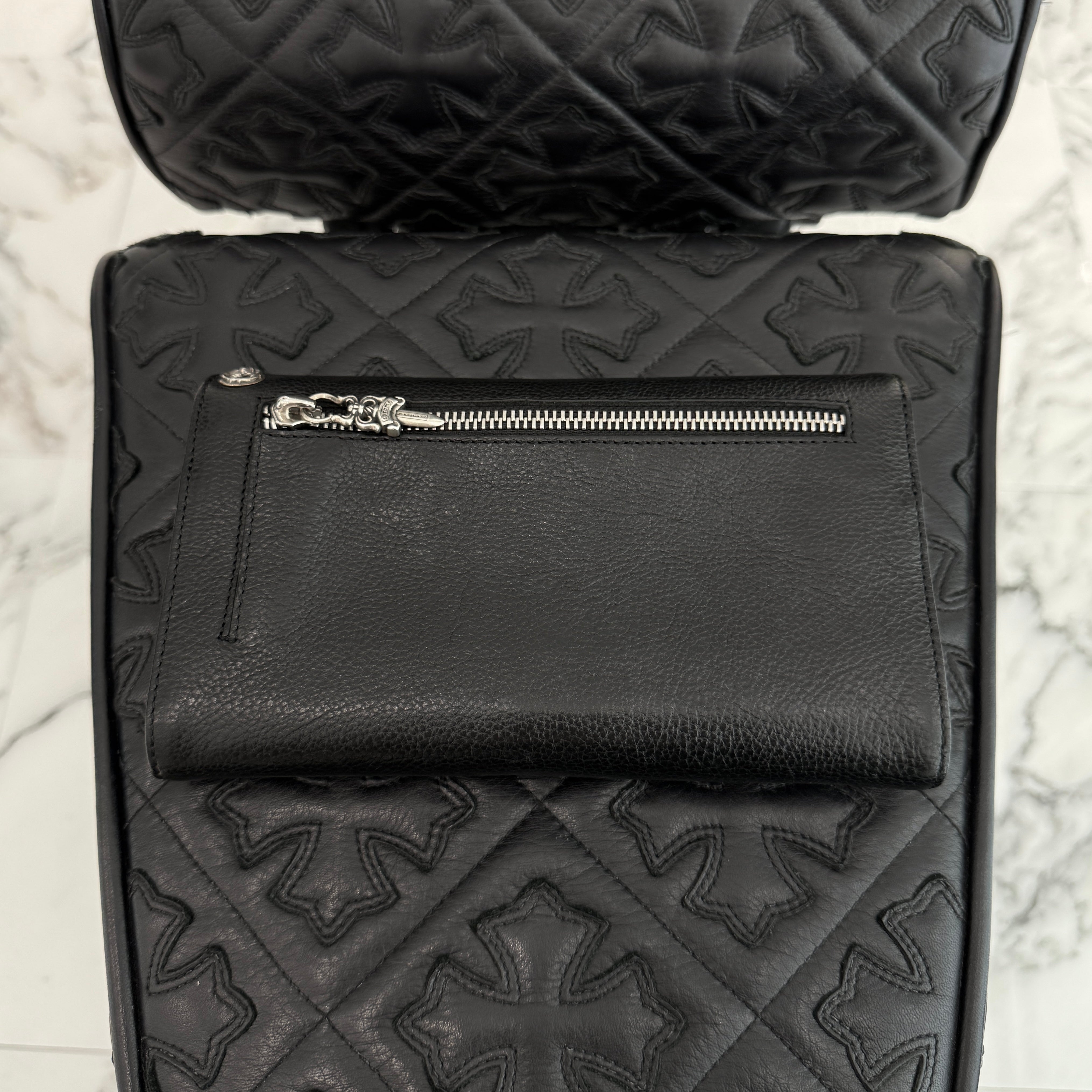 CHROME HEARTS Wave Cross Ball Wallet クロムハーツ ウェーブクロスボール ウォレット