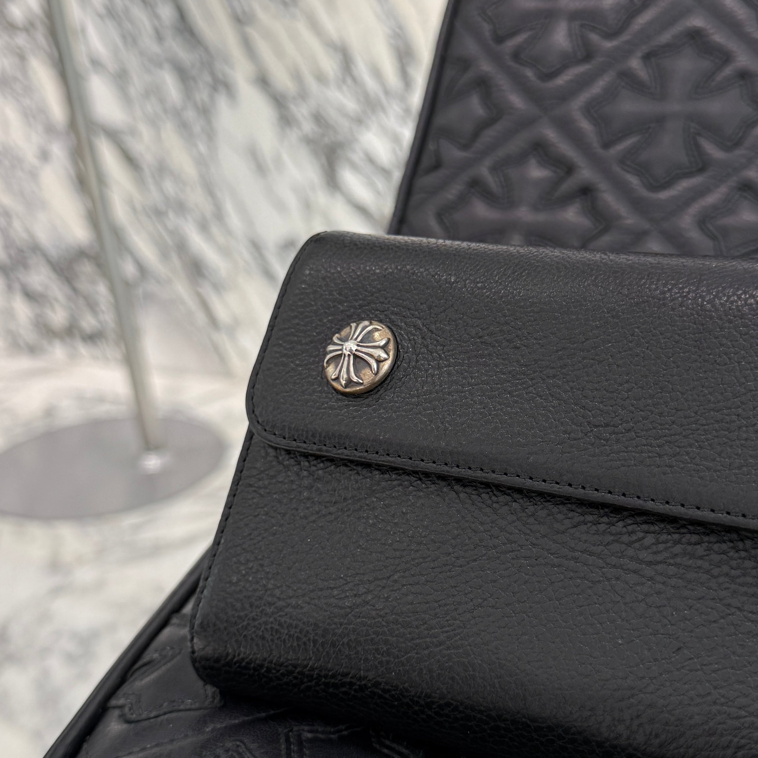 CHROME HEARTS Wave Cross Ball Wallet クロムハーツ ウェーブクロスボール ウォレット