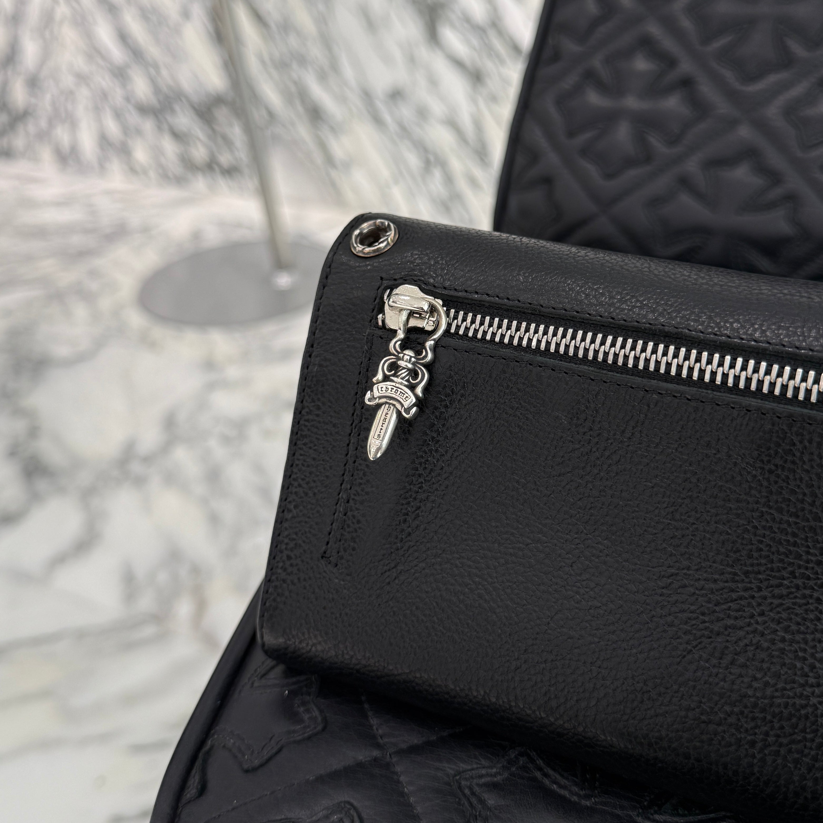 CHROME HEARTS Wave Cross Ball Wallet クロムハーツ ウェーブクロスボール ウォレット