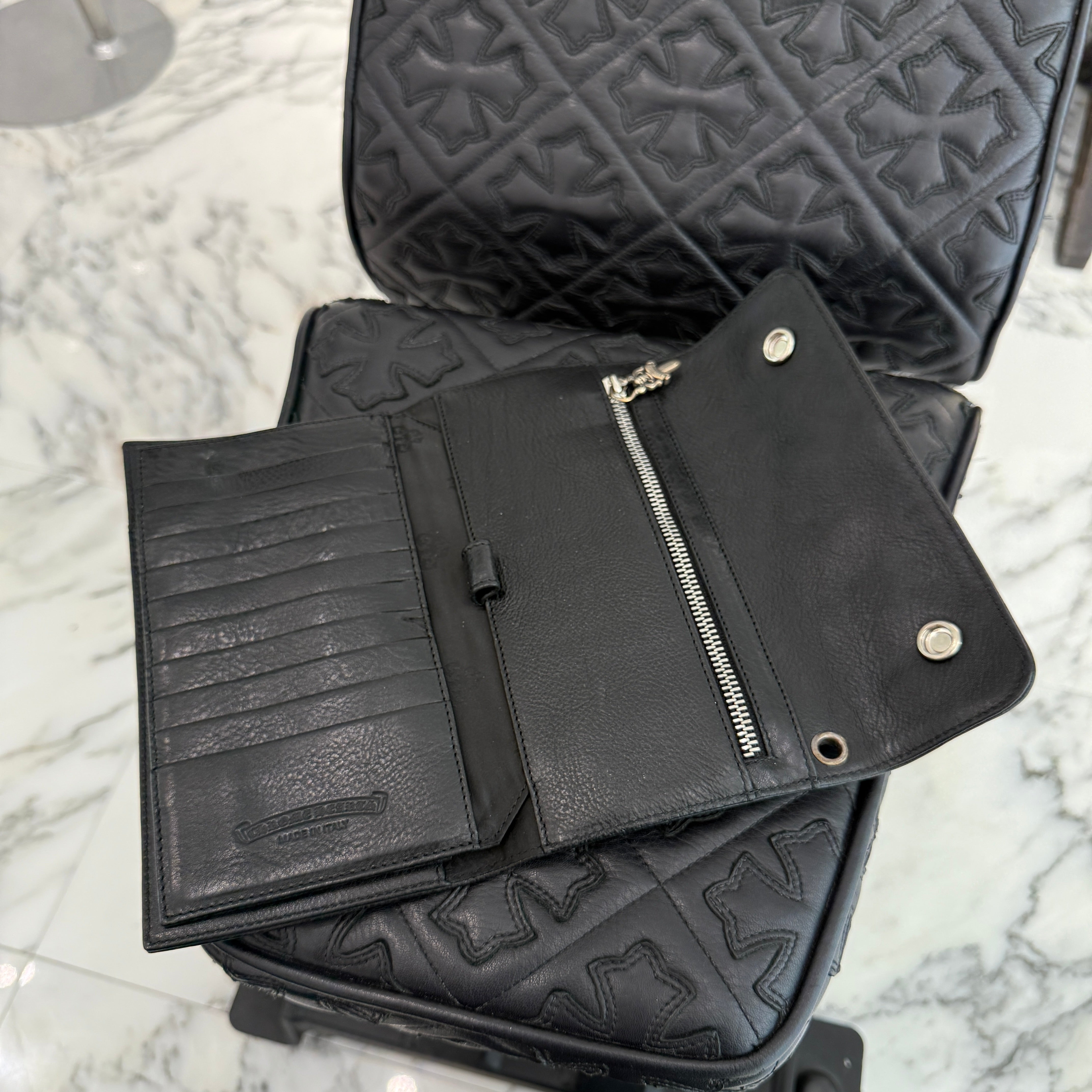CHROME HEARTS Wave Cross Ball Wallet クロムハーツ ウェーブクロスボール ウォレット