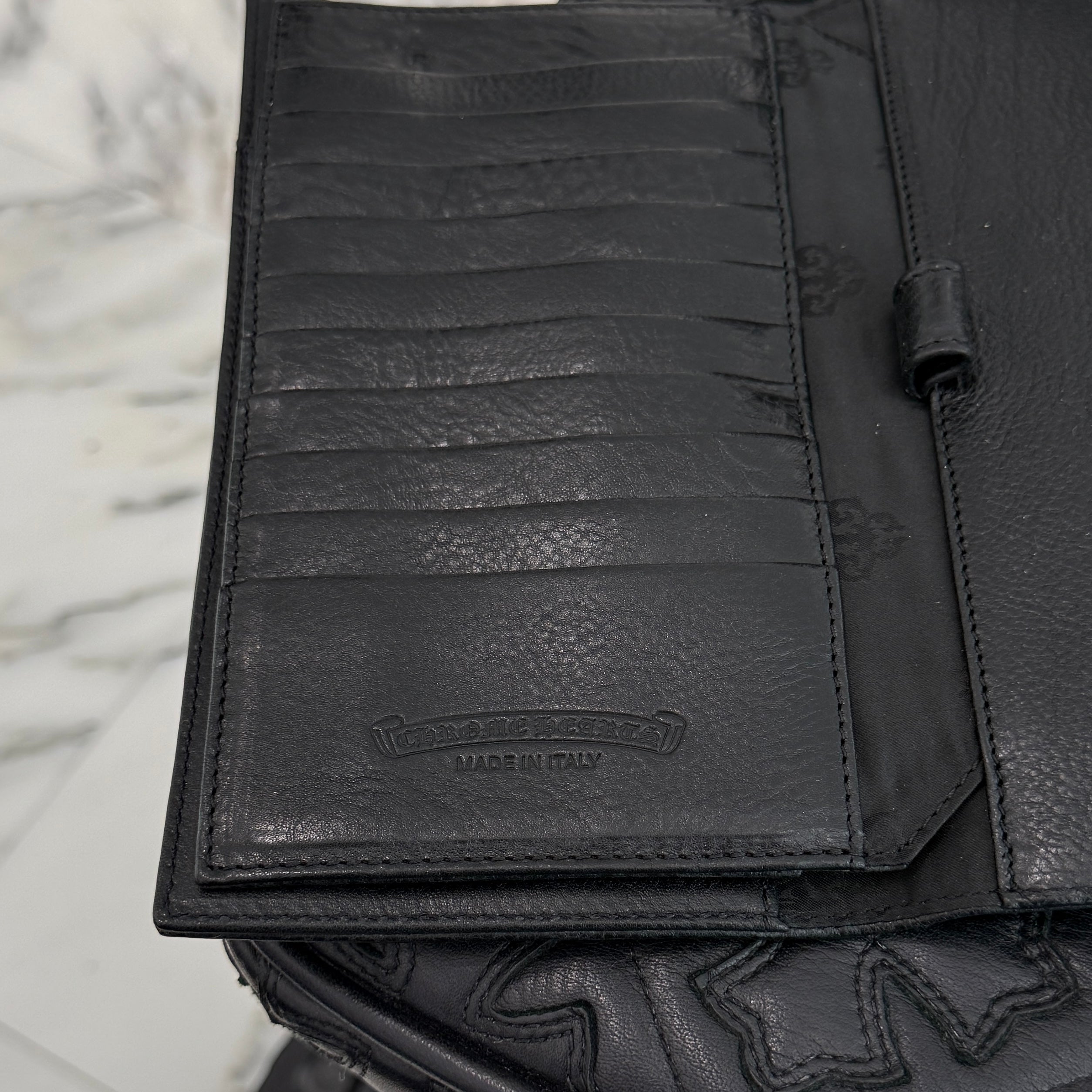 CHROME HEARTS Wave Cross Ball Wallet クロムハーツ ウェーブクロスボール ウォレット