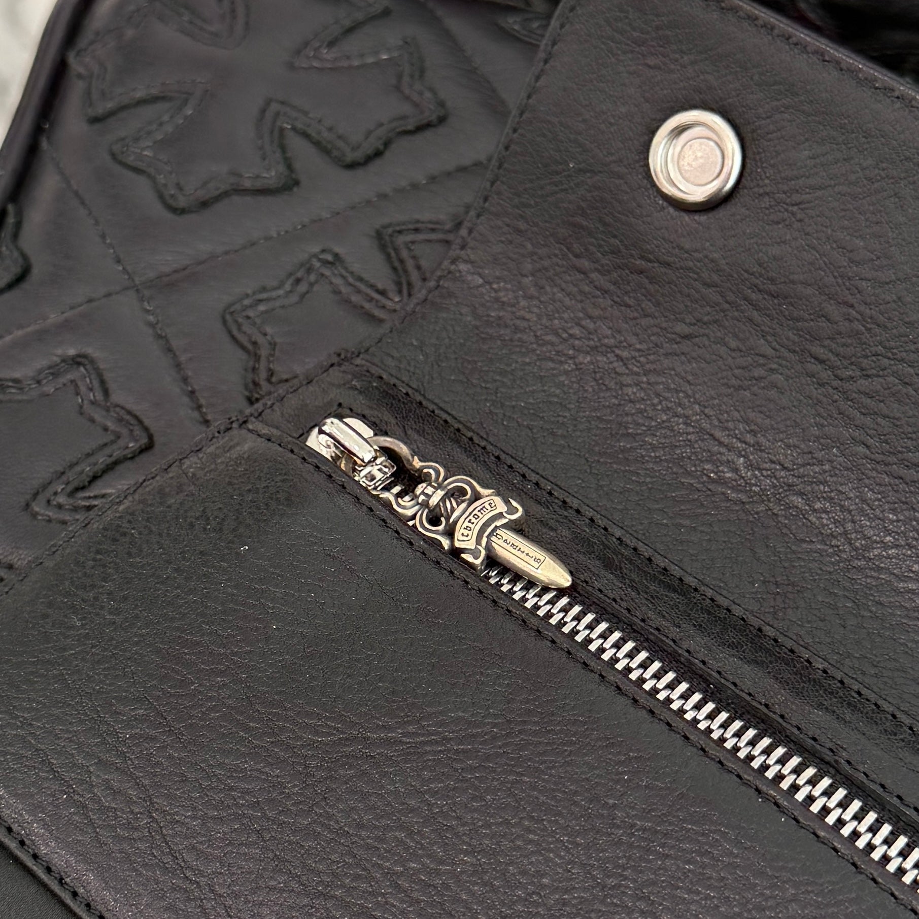 CHROME HEARTS Wave Cross Ball Wallet クロムハーツ ウェーブクロスボール ウォレット