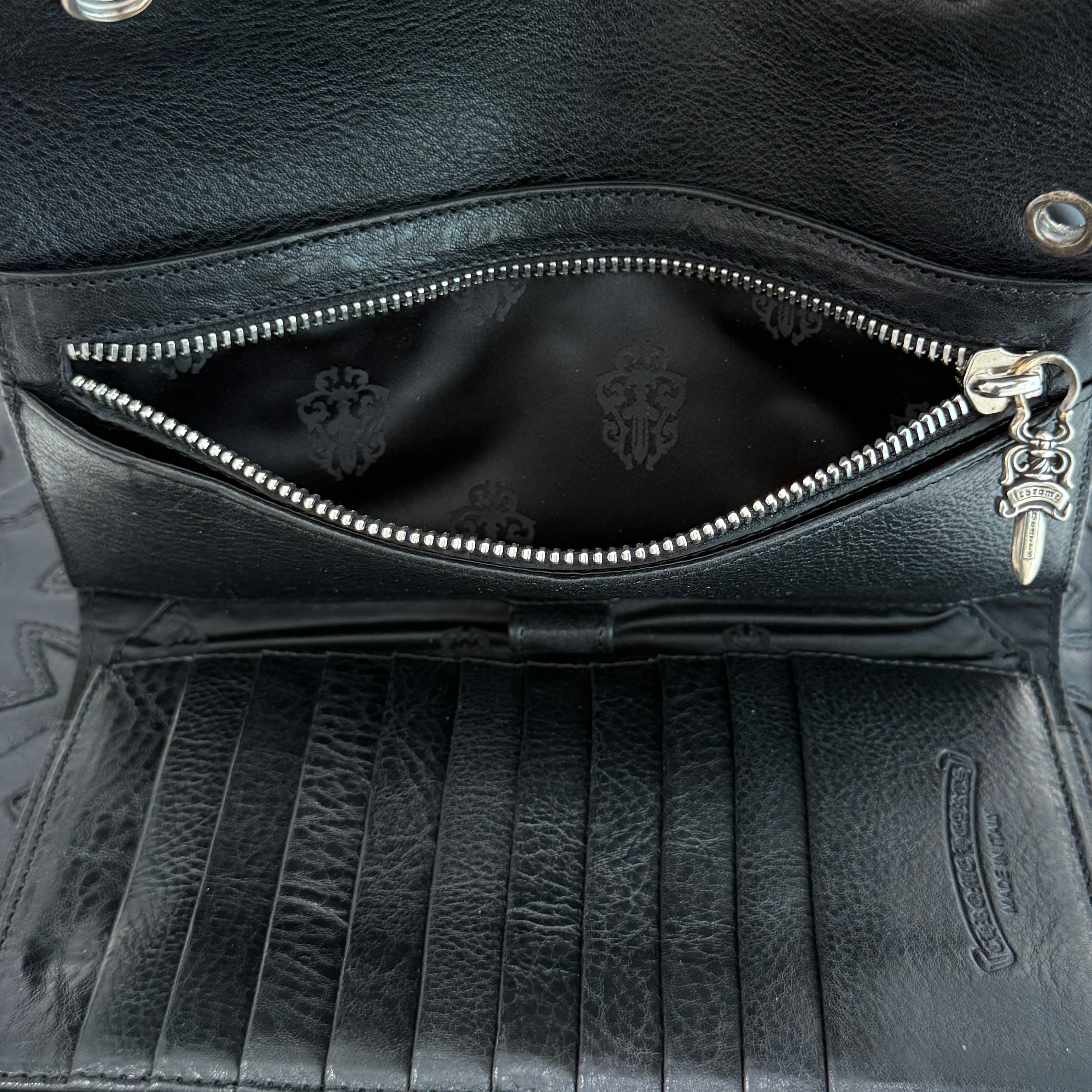CHROME HEARTS Wave Cross Ball Wallet クロムハーツ ウェーブクロスボール ウォレット