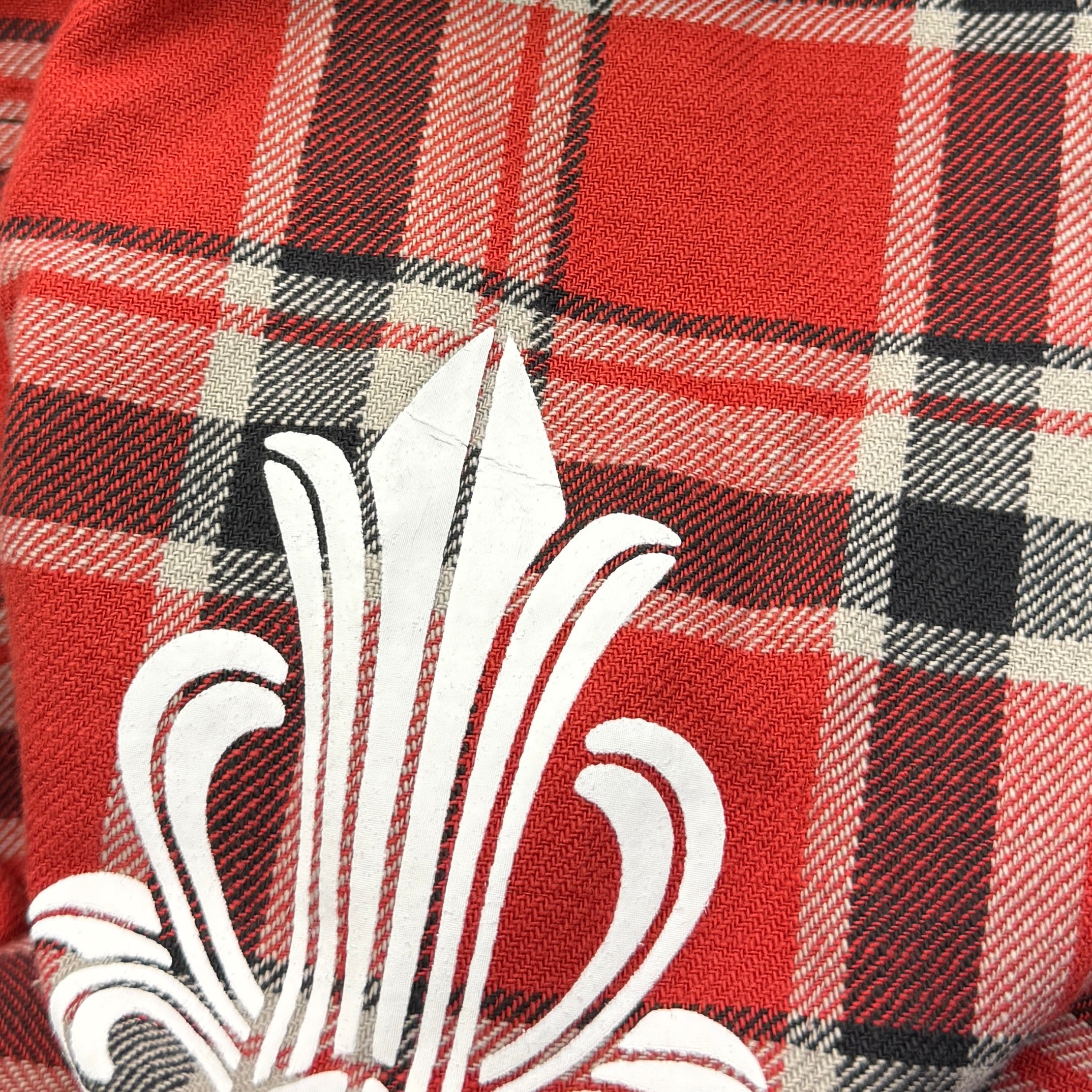 CHROME HEARTS Y NOT Workn Padded FLANNEL CHECK SHIRT JACKET Size M クロムハーツ ワイノット ワーキンパデッド フランネルチェック シャツジャケット サイズM