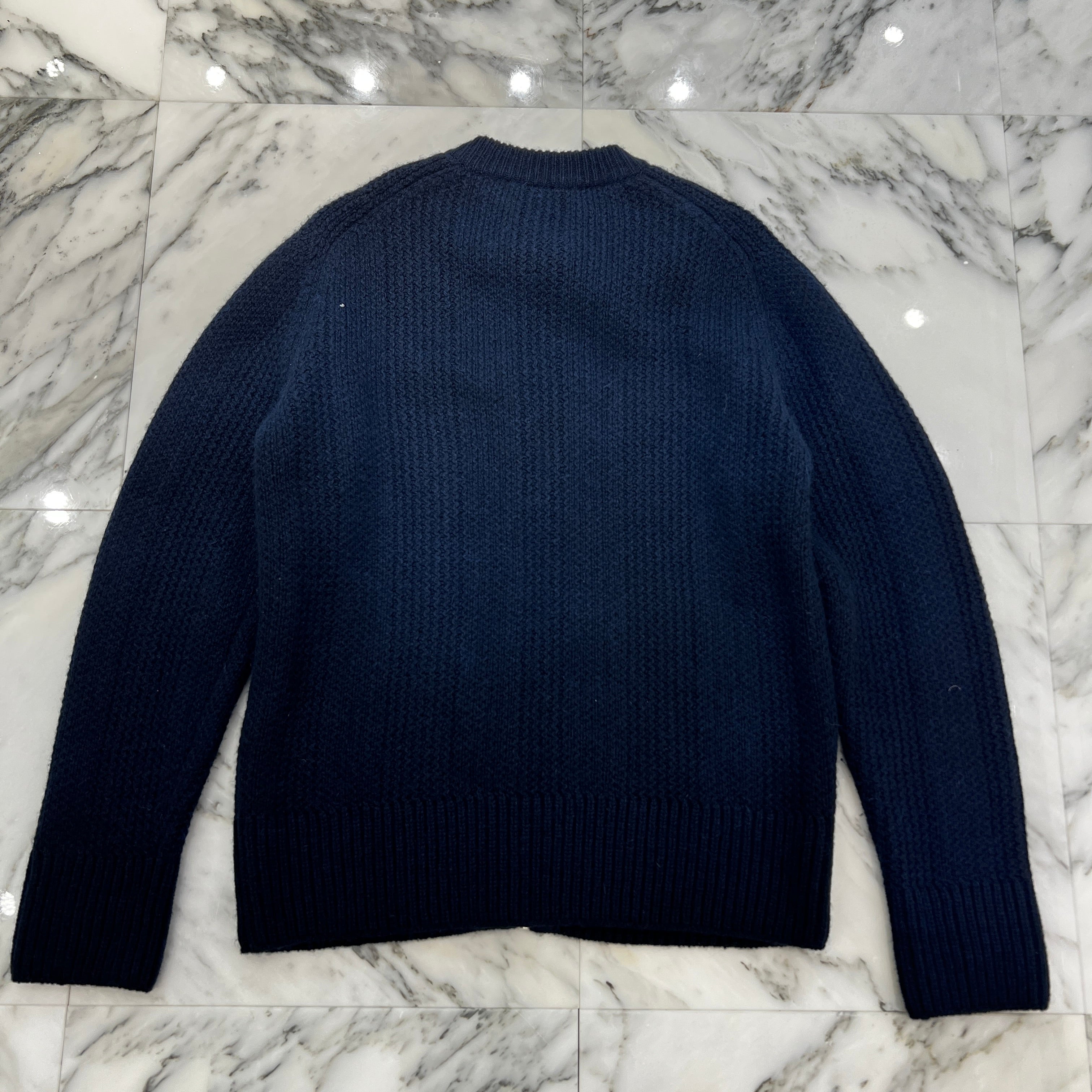 LOUIS VUITTON LV Zip Cashmere Knit Sweater Size M ルイヴィトン LV ジップ カシミヤ ニットセーター サイズM