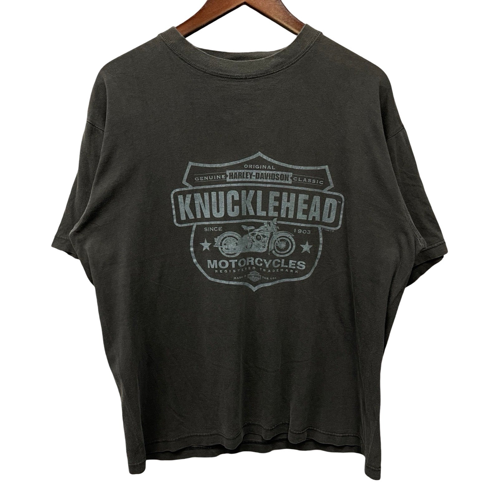 Vintage 90's Harley-Davidson "KNUCKLEHEAD"Tee Size L