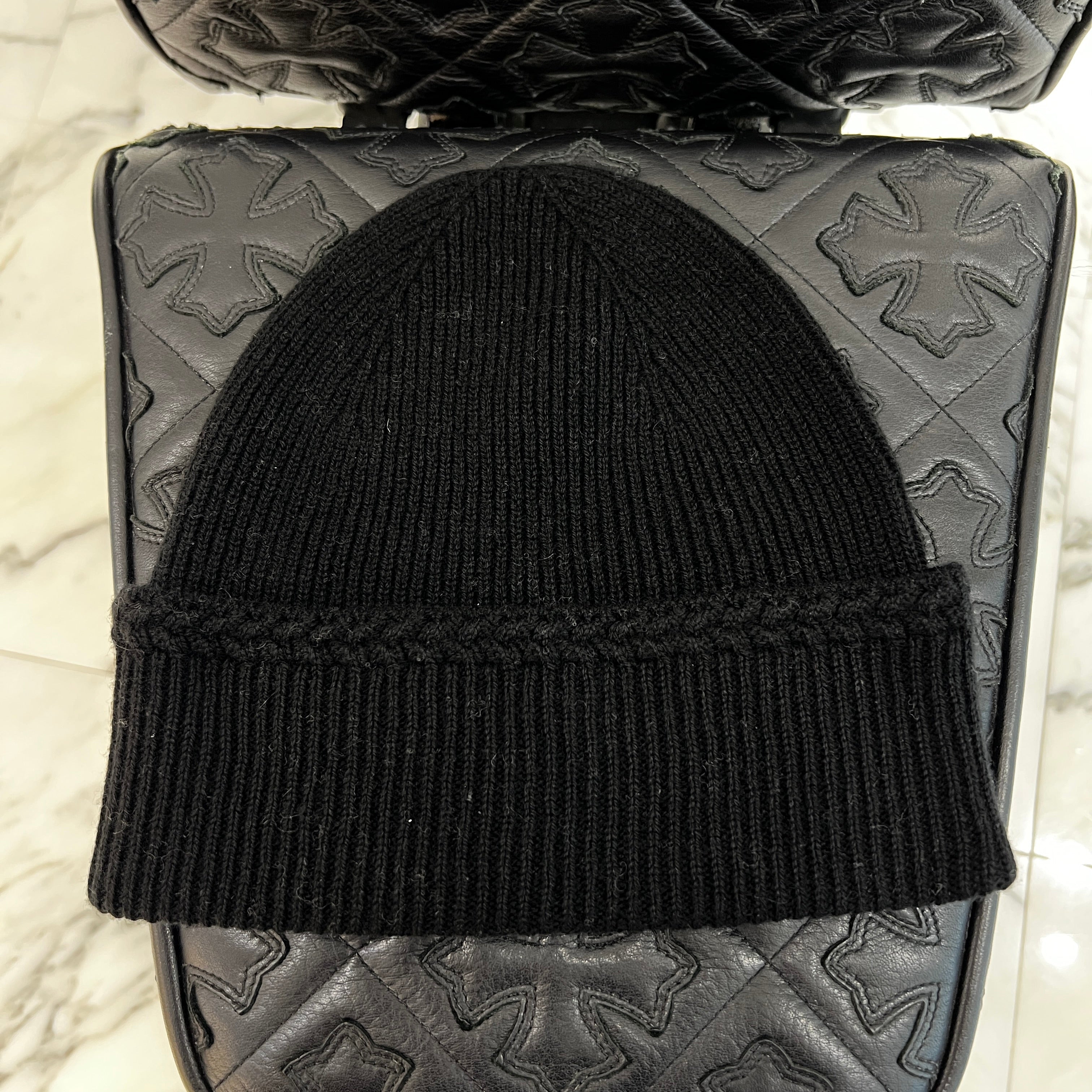 CHANEL 2025AW Coco Mark Embroidery Cashmere Silk Beanie KLHX59HJ Size ONE SIZE シャネル ココマーク刺繍 カシミヤ シルク ビーニー サイズONE SIZE