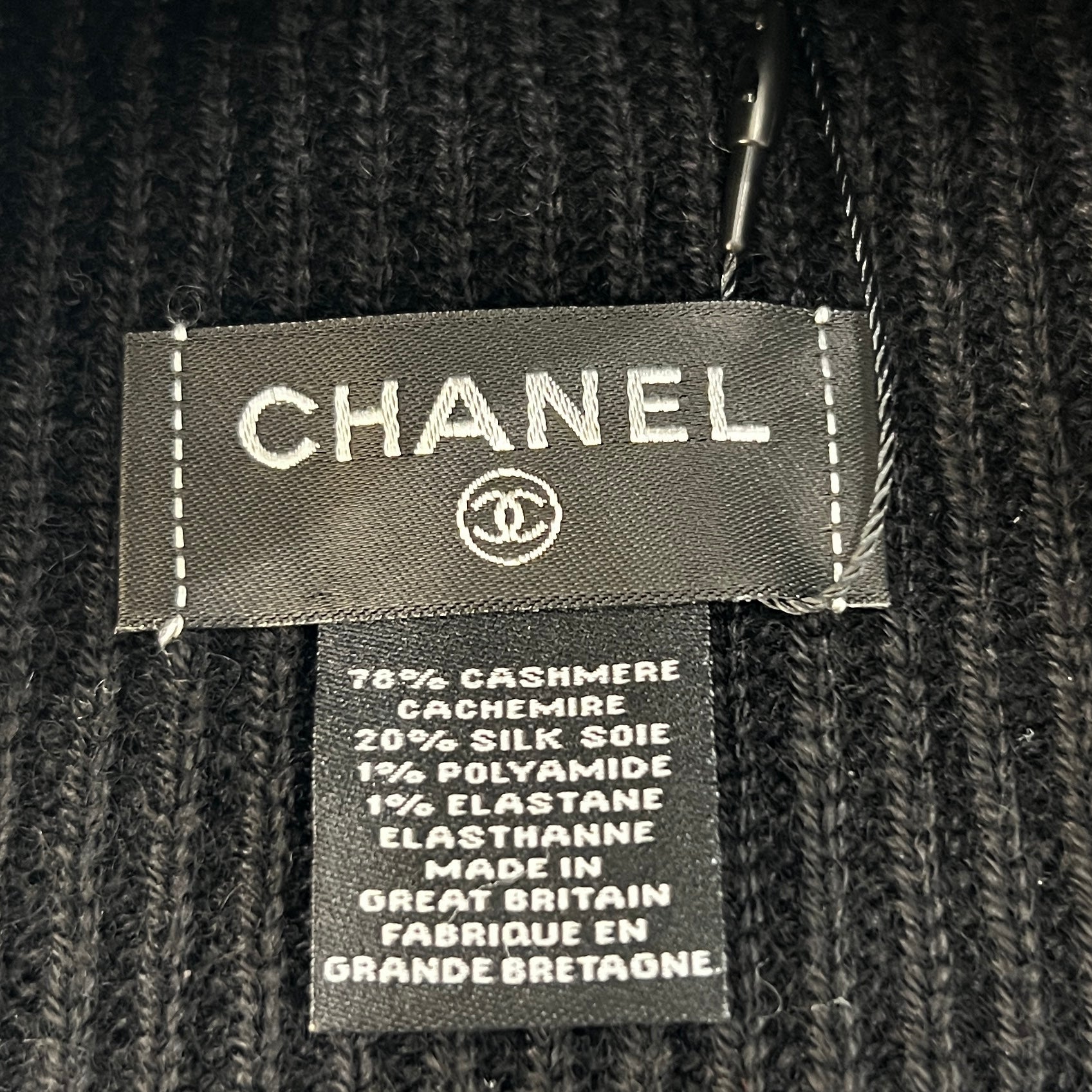 CHANEL 2025AW Coco Mark Embroidery Cashmere Silk Beanie KLHX59HJ Size ONE SIZE シャネル ココマーク刺繍 カシミヤ シルク ビーニー サイズONE SIZE