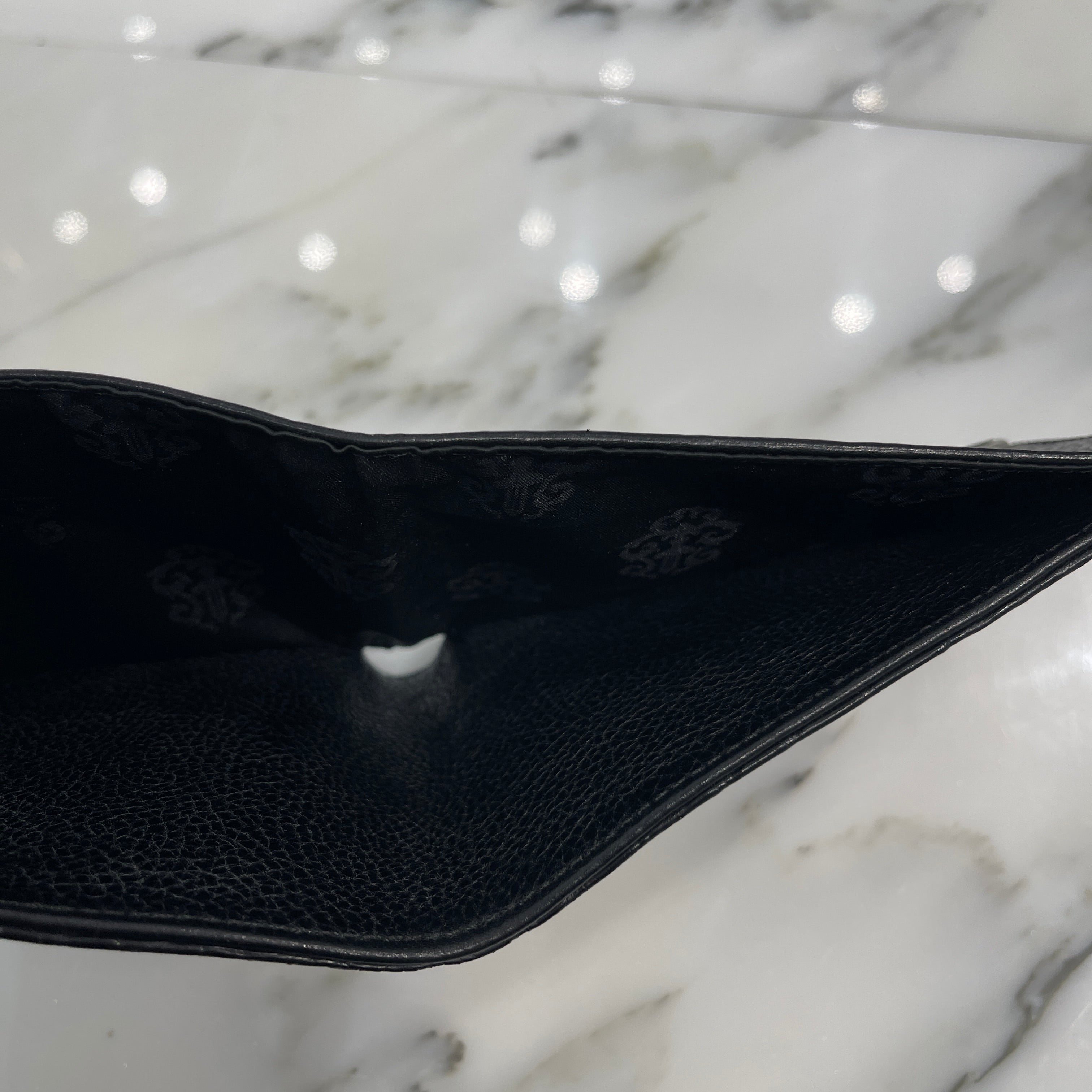 CHROME HEARTS 1SNAP Cross Ball Button Alligator Leather Wallet クロムハーツ 1スナップ クロスボール ボタン アリゲーター レザーウォレット