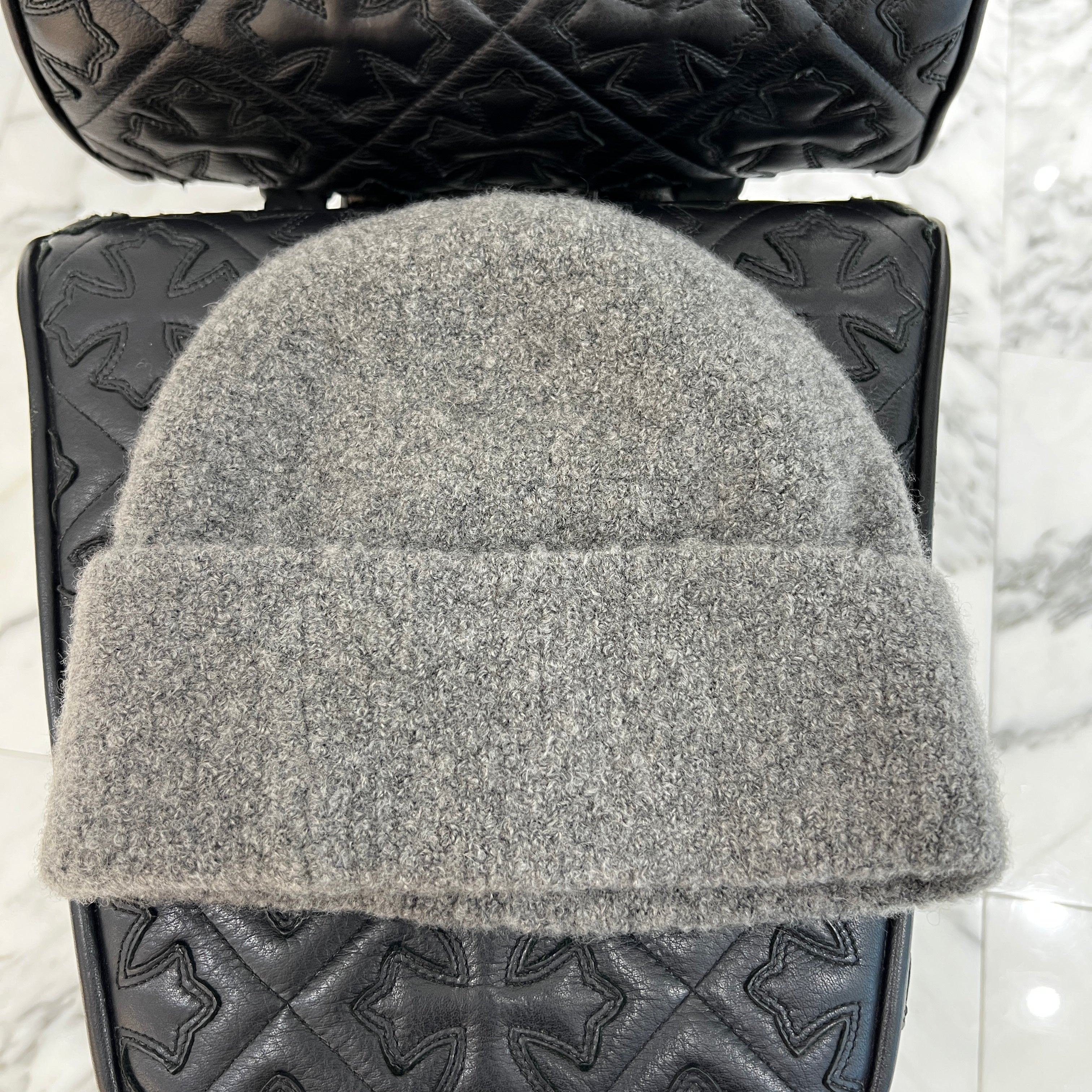 CHANEL 2025AW Coco Mark Embroidery Cashmere Beanie LAU80X48 Size ONE SIZE シャネル ココマーク刺繍 カシミヤ ビーニー サイズONE SIZE