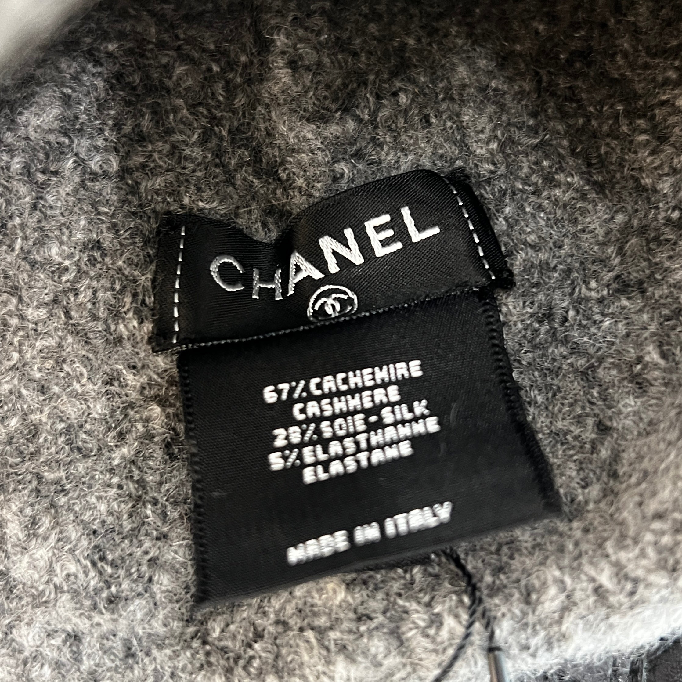 CHANEL 2025AW Coco Mark Embroidery Cashmere Beanie LAU80X48 Size ONE SIZE シャネル ココマーク刺繍 カシミヤ ビーニー サイズONE SIZE