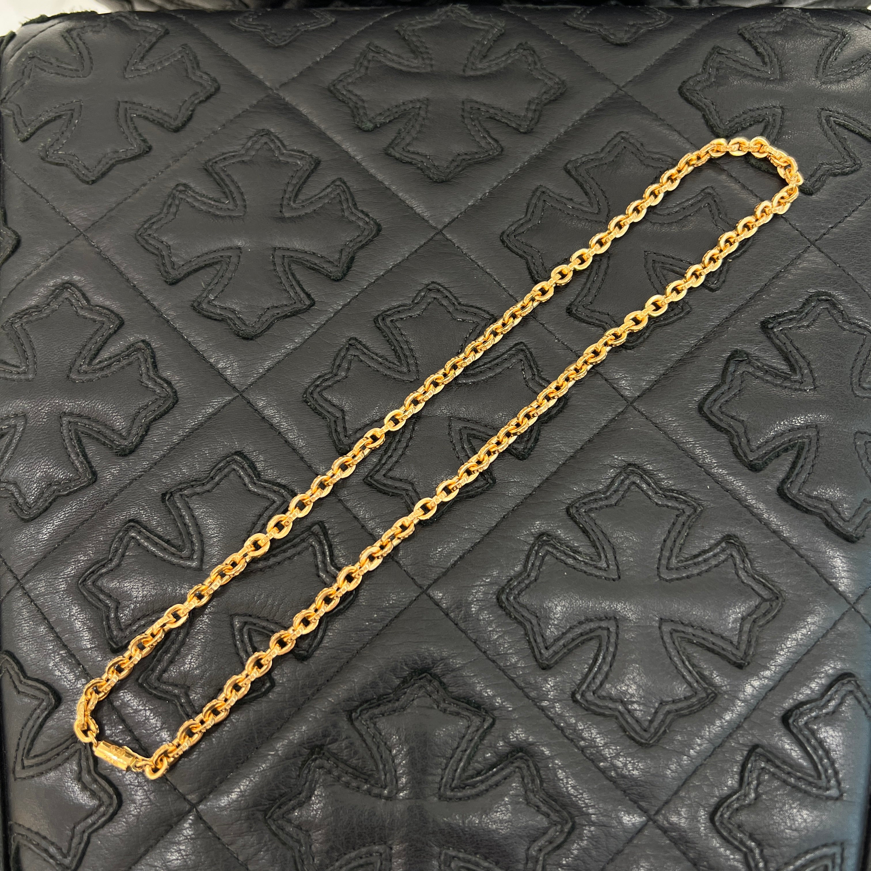 CHROME HEARTS 22K Paper Chain Necklace 20 Inch クロムハーツ 22K ペーパーチェーン ネックレス 20インチ