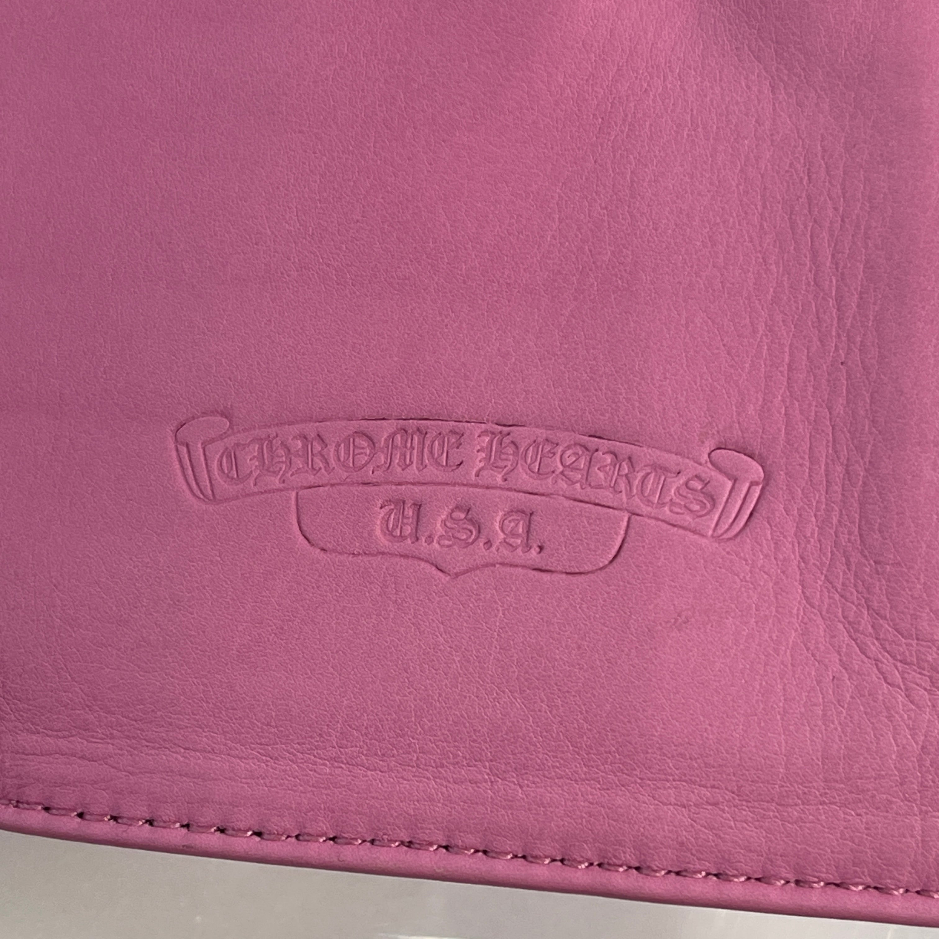 CHROME HEARTS 1SNAP Cross Ball Button Leather Wallet クロムハーツ 1スナップ クロスボール ボタン レザーウォレット