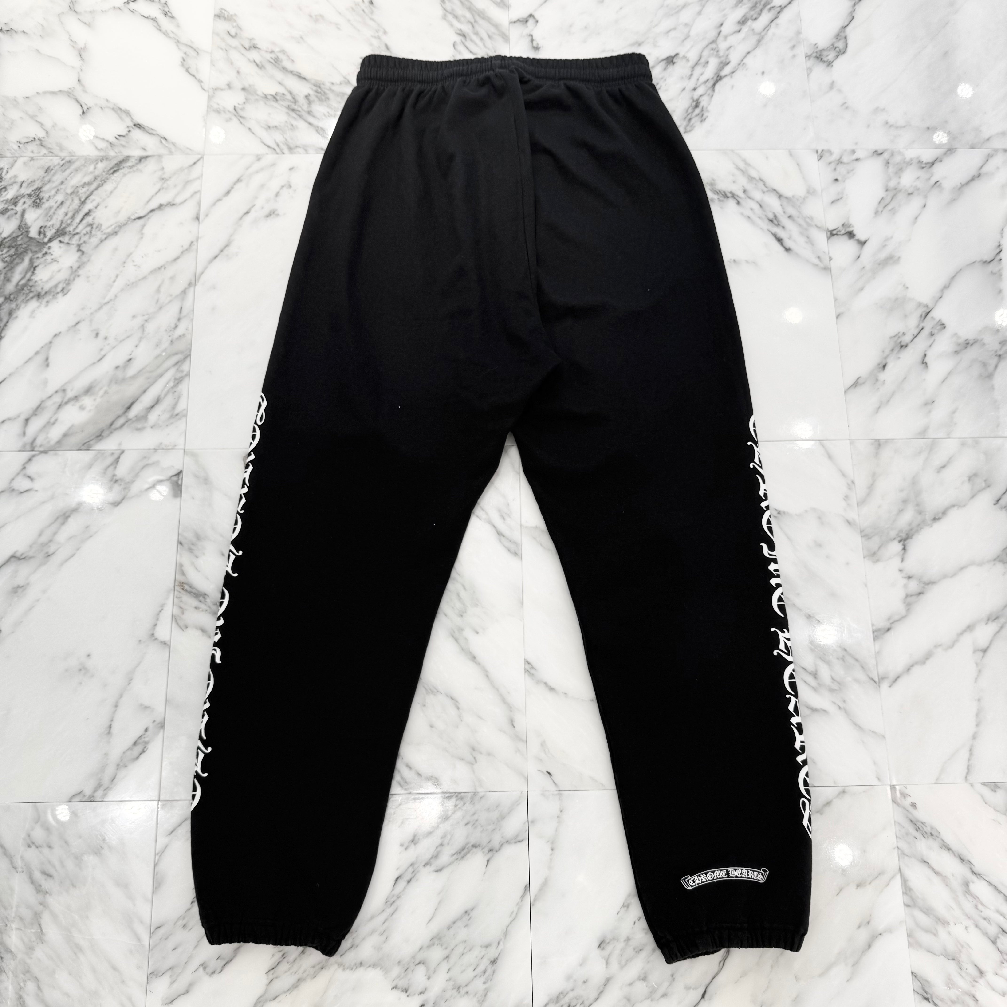 CHROME HEARTS Scroll Logo Label Side Logo Sweat Long Pants Size XL クロムハーツ スクロールロゴラベル サイドロゴ スウェットロングパンツ サイズXL