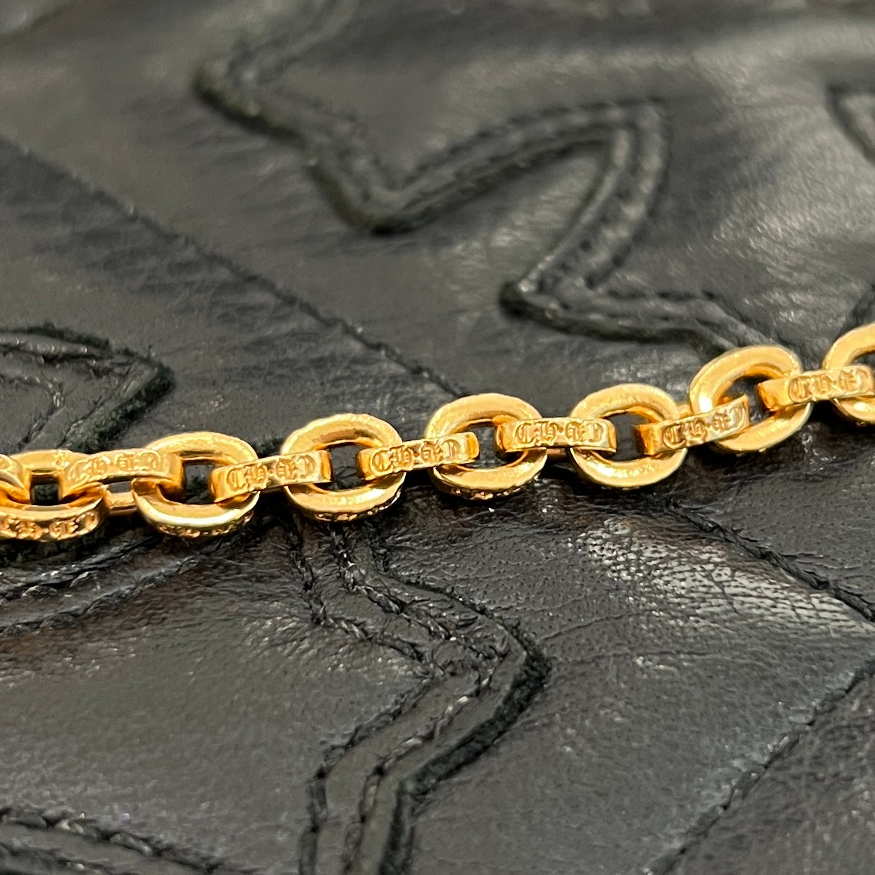 CHROME HEARTS 22K Paper Chain Necklace 20 Inch クロムハーツ 22K ペーパーチェーン ネックレス 20インチ