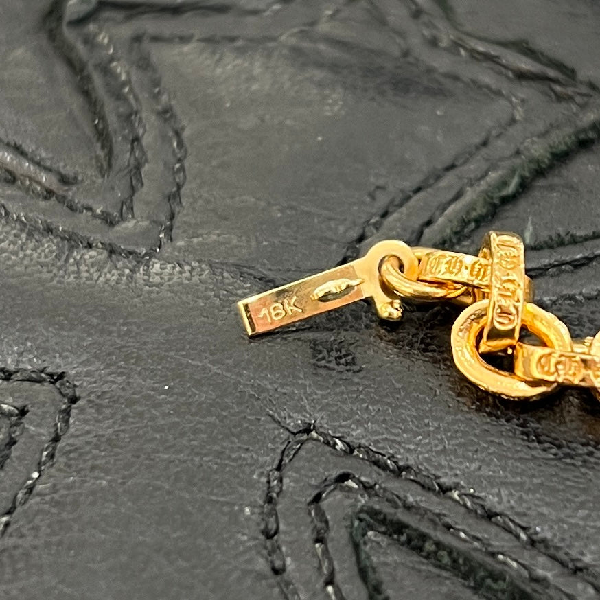 CHROME HEARTS 22K Paper Chain Necklace 20 Inch クロムハーツ 22K ペーパーチェーン ネックレス 20インチ