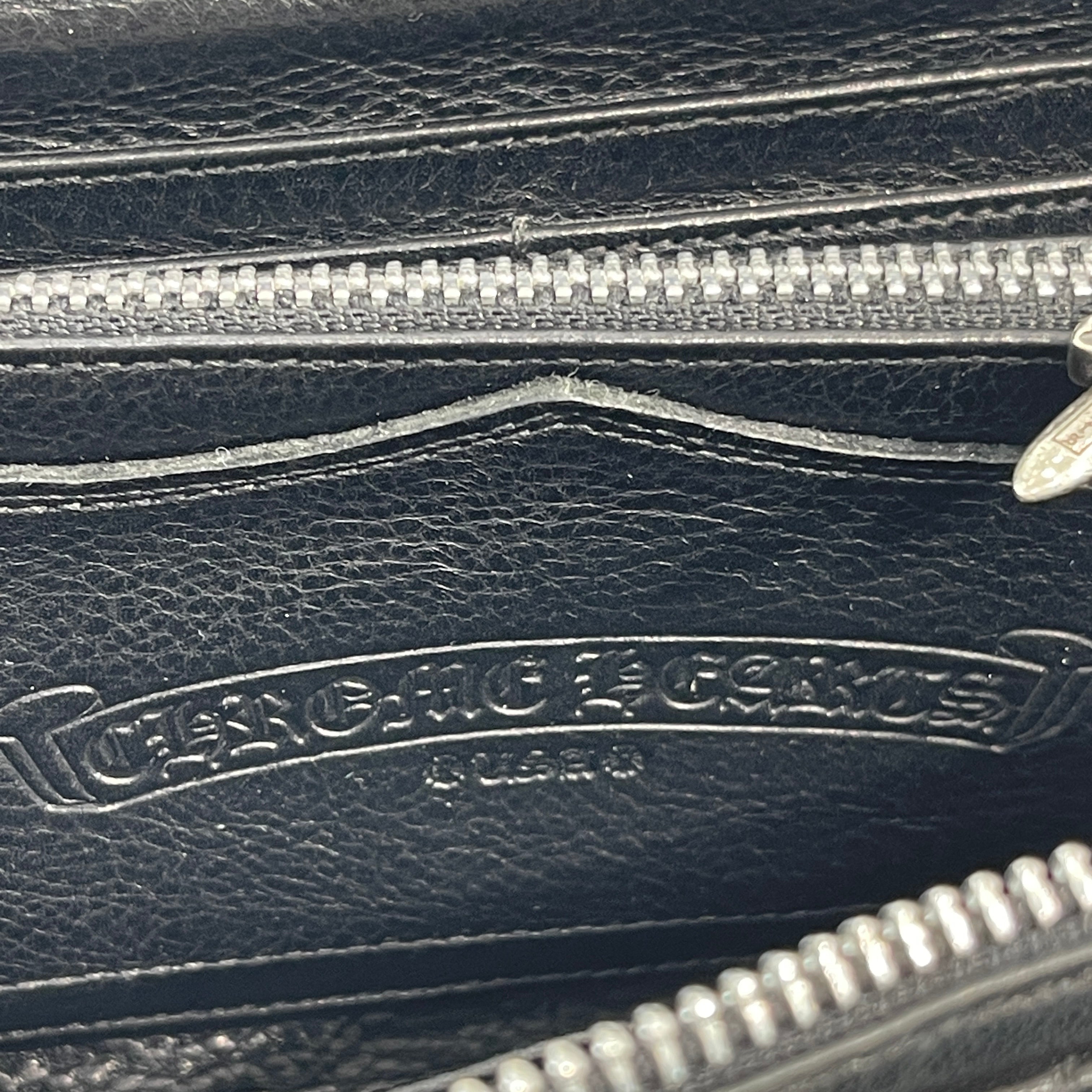 CHROME HEARTS Multi Cemetery Cross Leather Patch Quilting Wallet クロムハーツ マルチ セメタリークロス レザーパッチ キルティング風 ウォレット