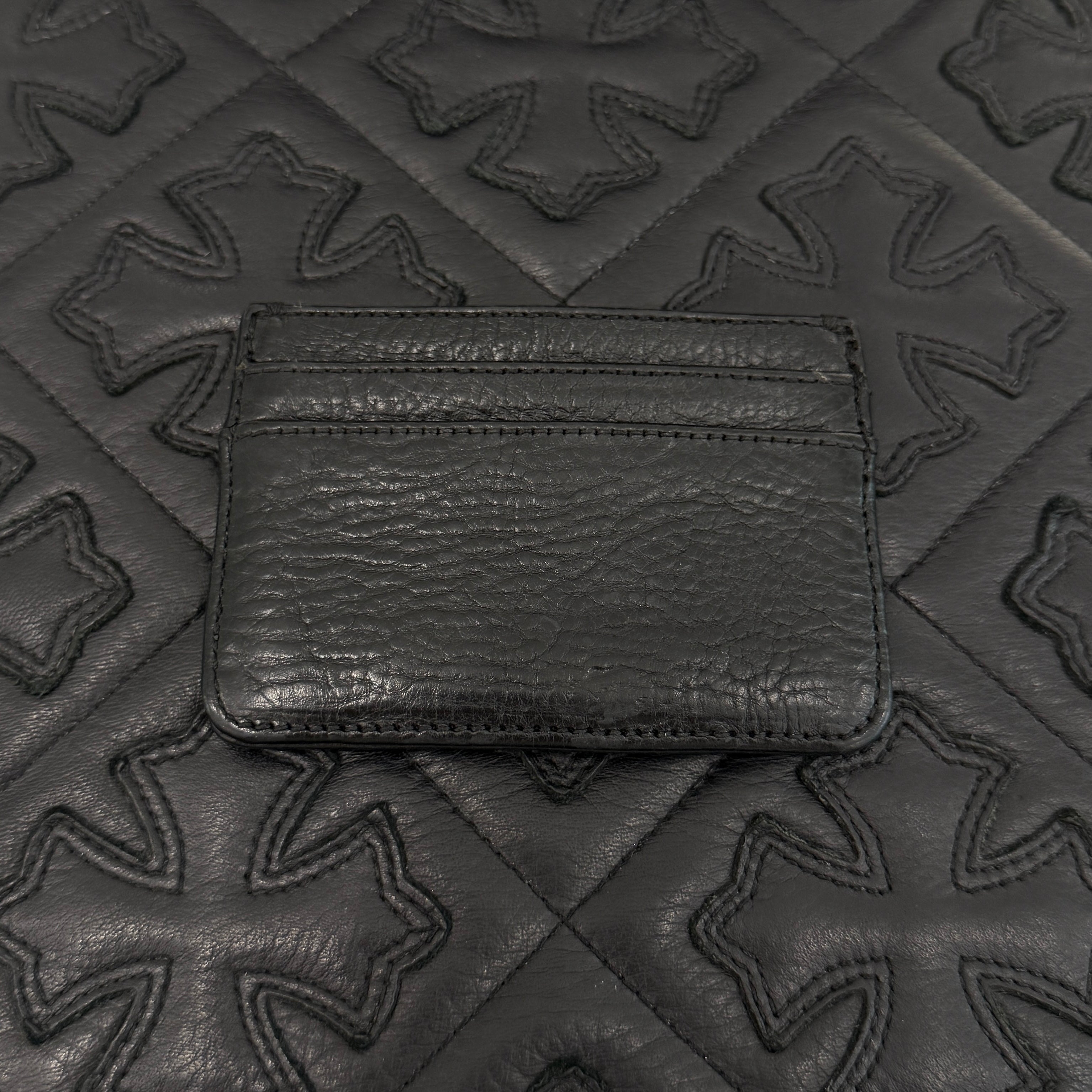 CHROME HEARTS Scroll Double Side Leather Card Case クロムハーツ スクロール ダブルサイド レザーカードケース