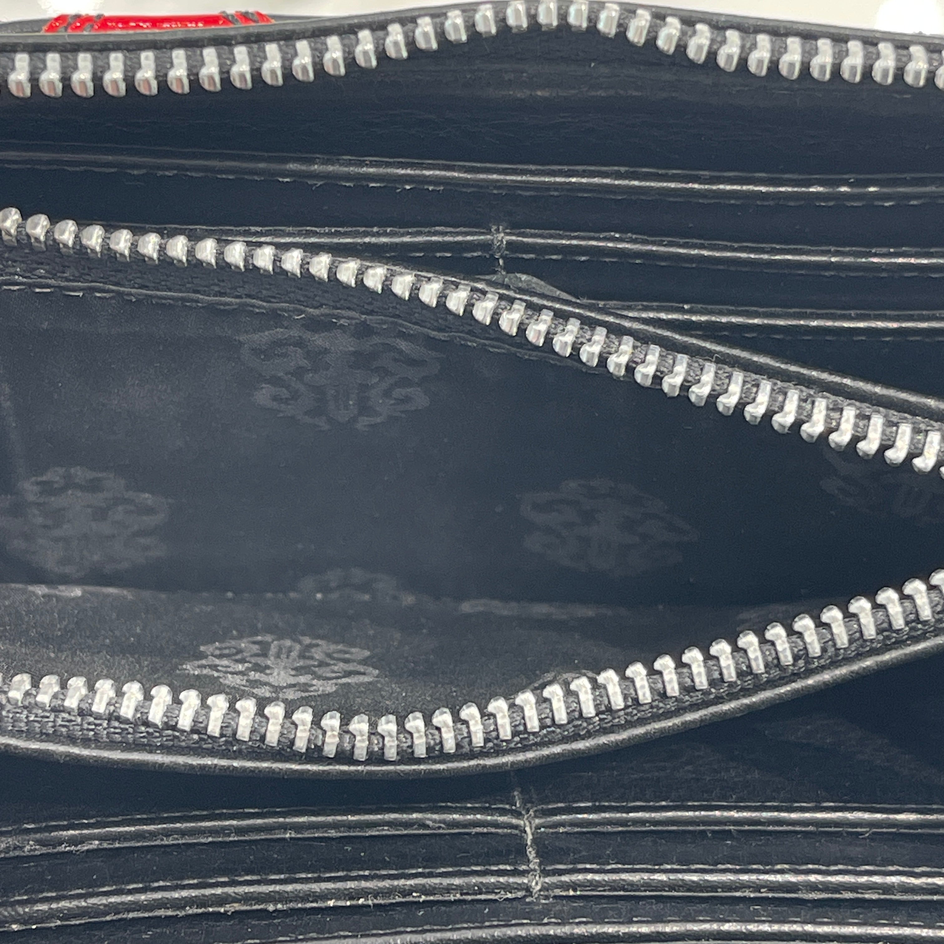 CHROME HEARTS Multi Cemetery Cross Leather Patch Quilting Wallet クロムハーツ マルチ セメタリークロス レザーパッチ キルティング風 ウォレット