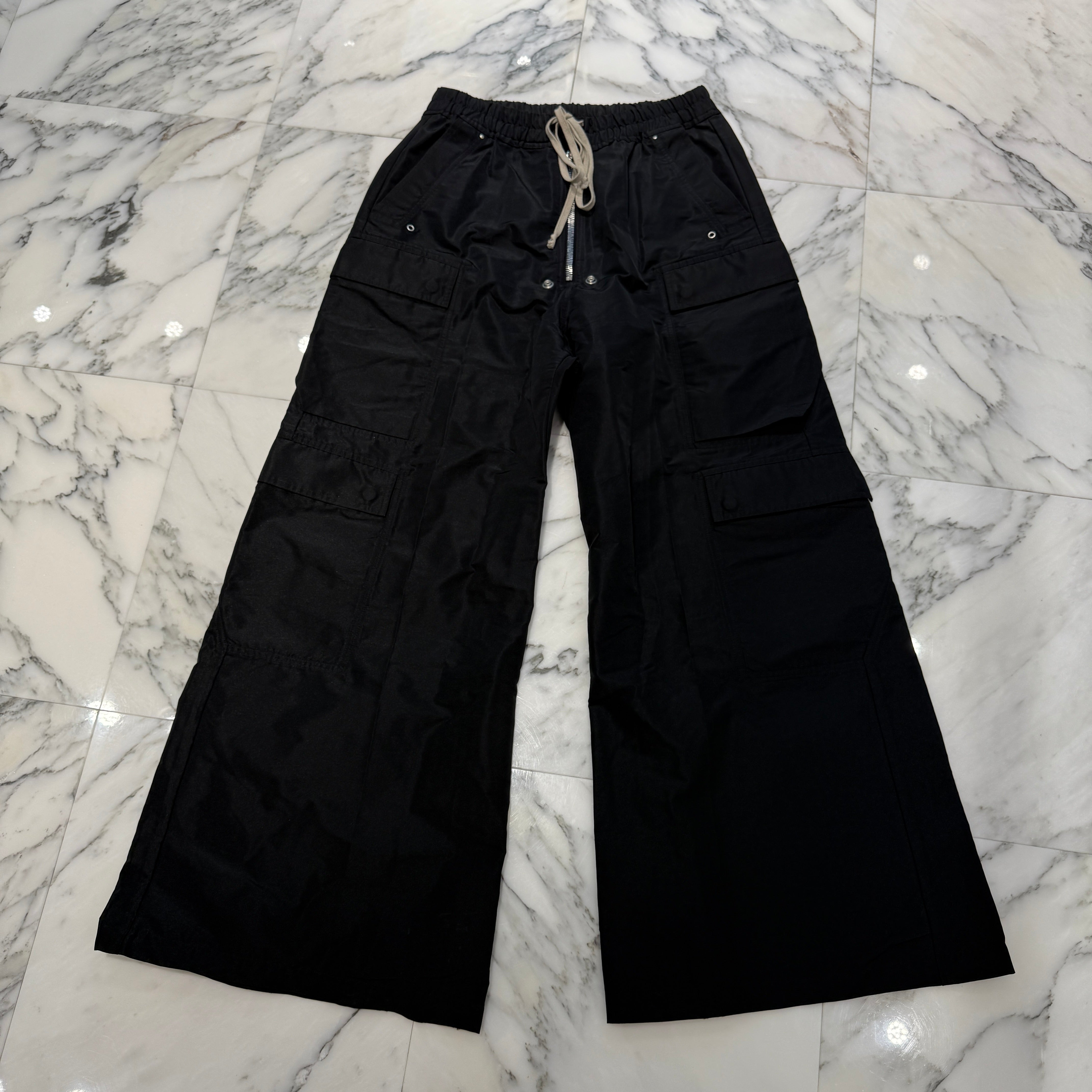 Rick Owens 2024SS Cargo Belas Wide Pants RU01D3339-FK Size 48 リックオウェンス カーゴ ベラ ワイドパンツ サイズ48