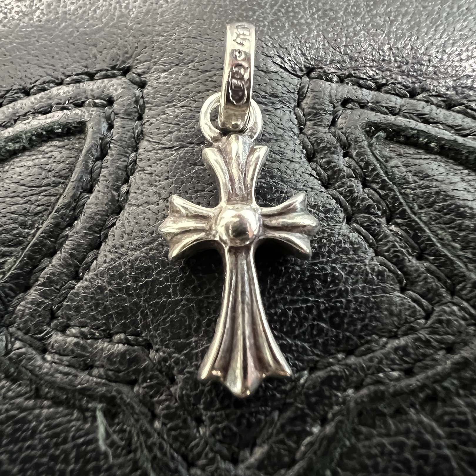 CHROME HEARTS Baby Fat Cross Pave Diamond Pendant Top クロムハーツ ベビーファット クロス パヴェダイヤモンド ペンダントトップ